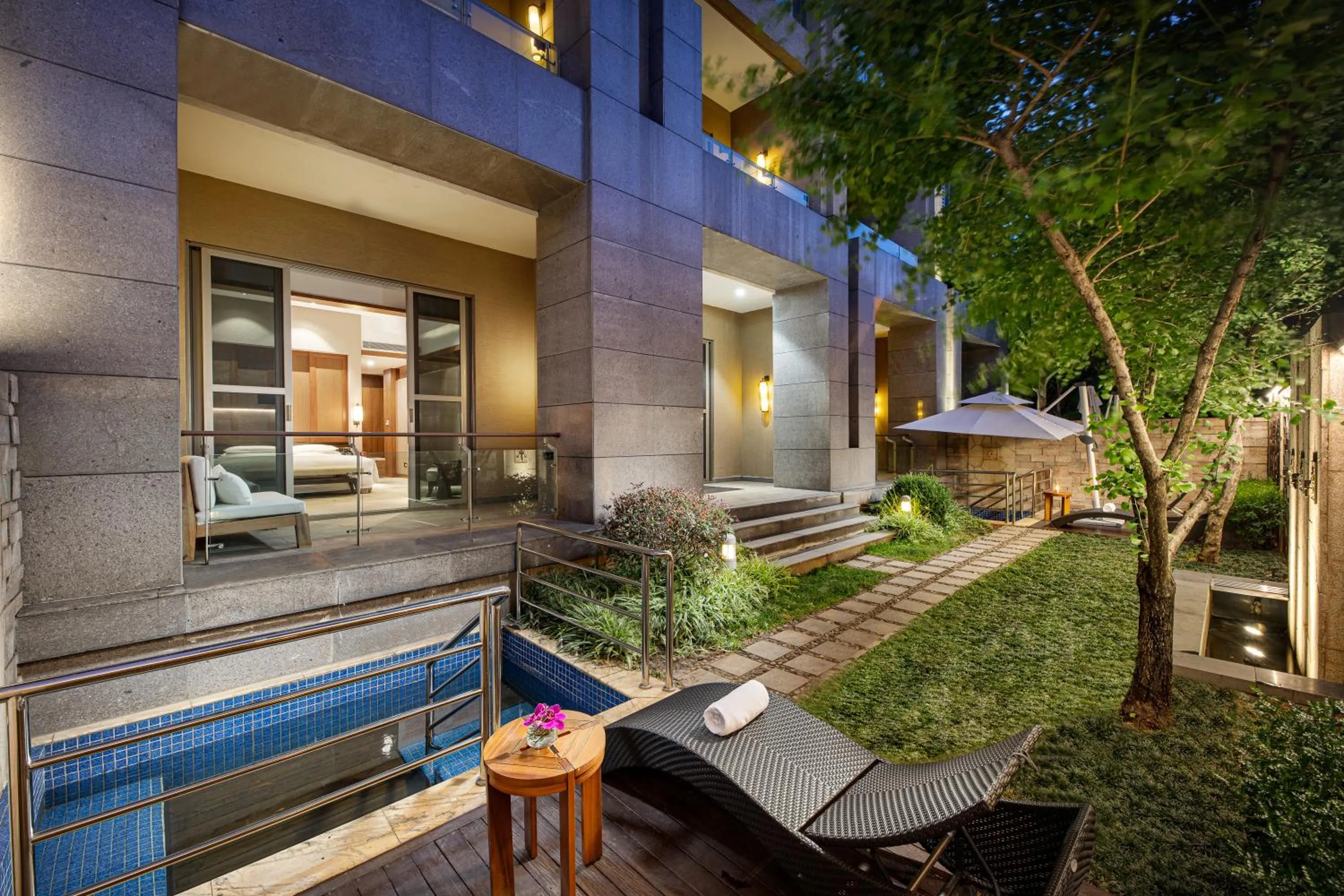 Inner courtyard view in InterContinental Kunming by IHG