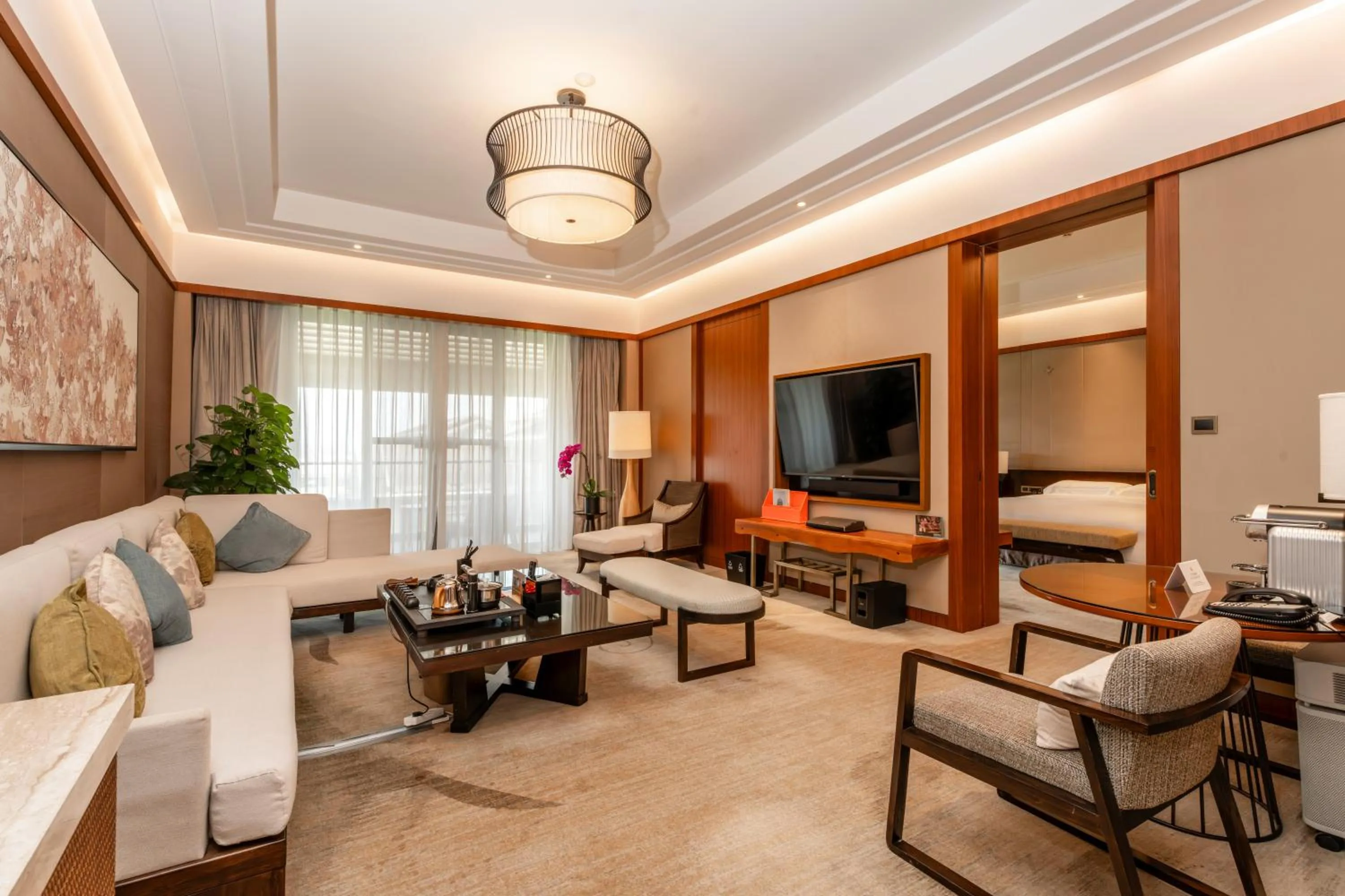 Living room in InterContinental Kunming by IHG