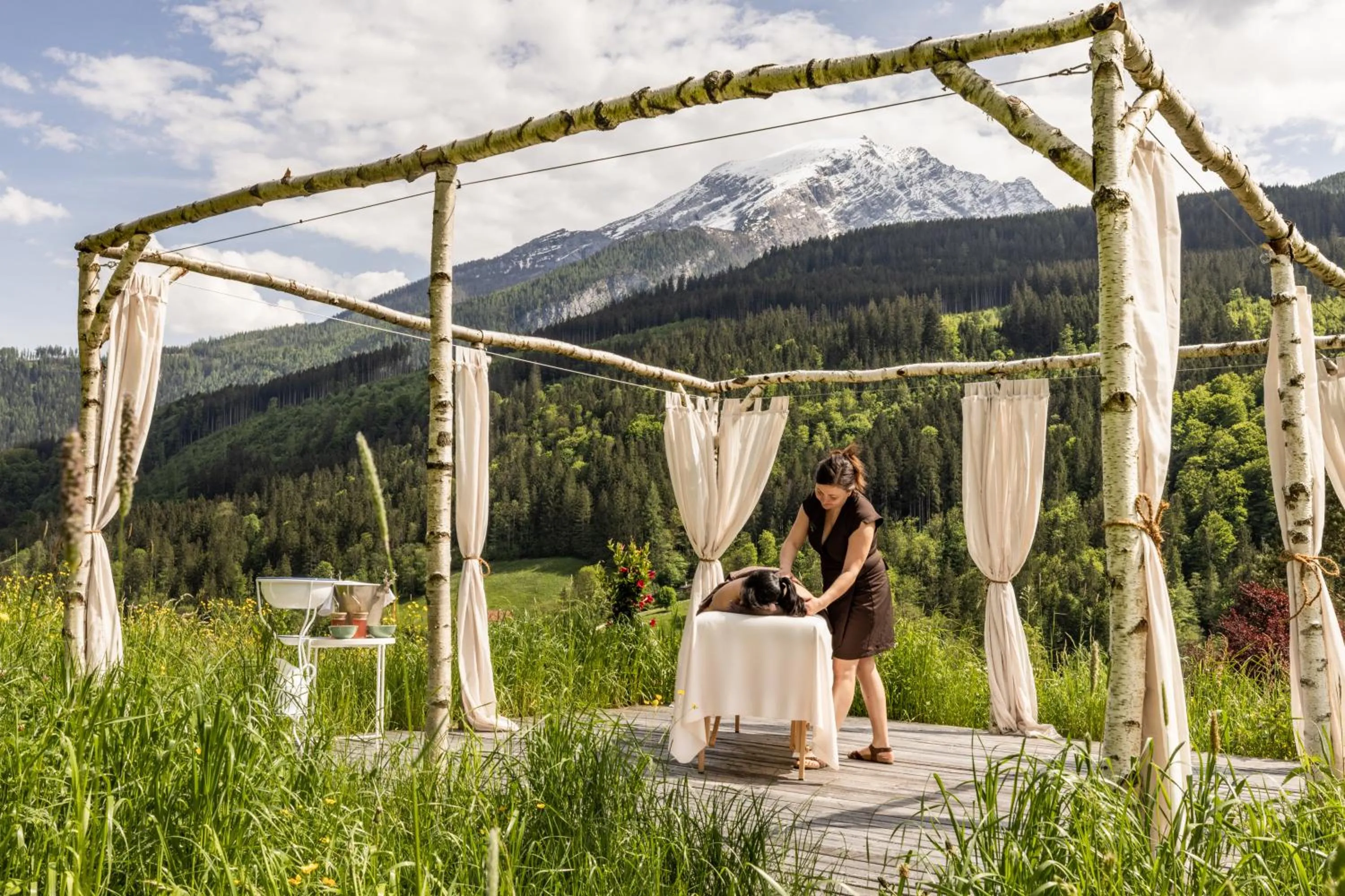 Spa and wellness centre/facilities in Berghotel Rehlegg