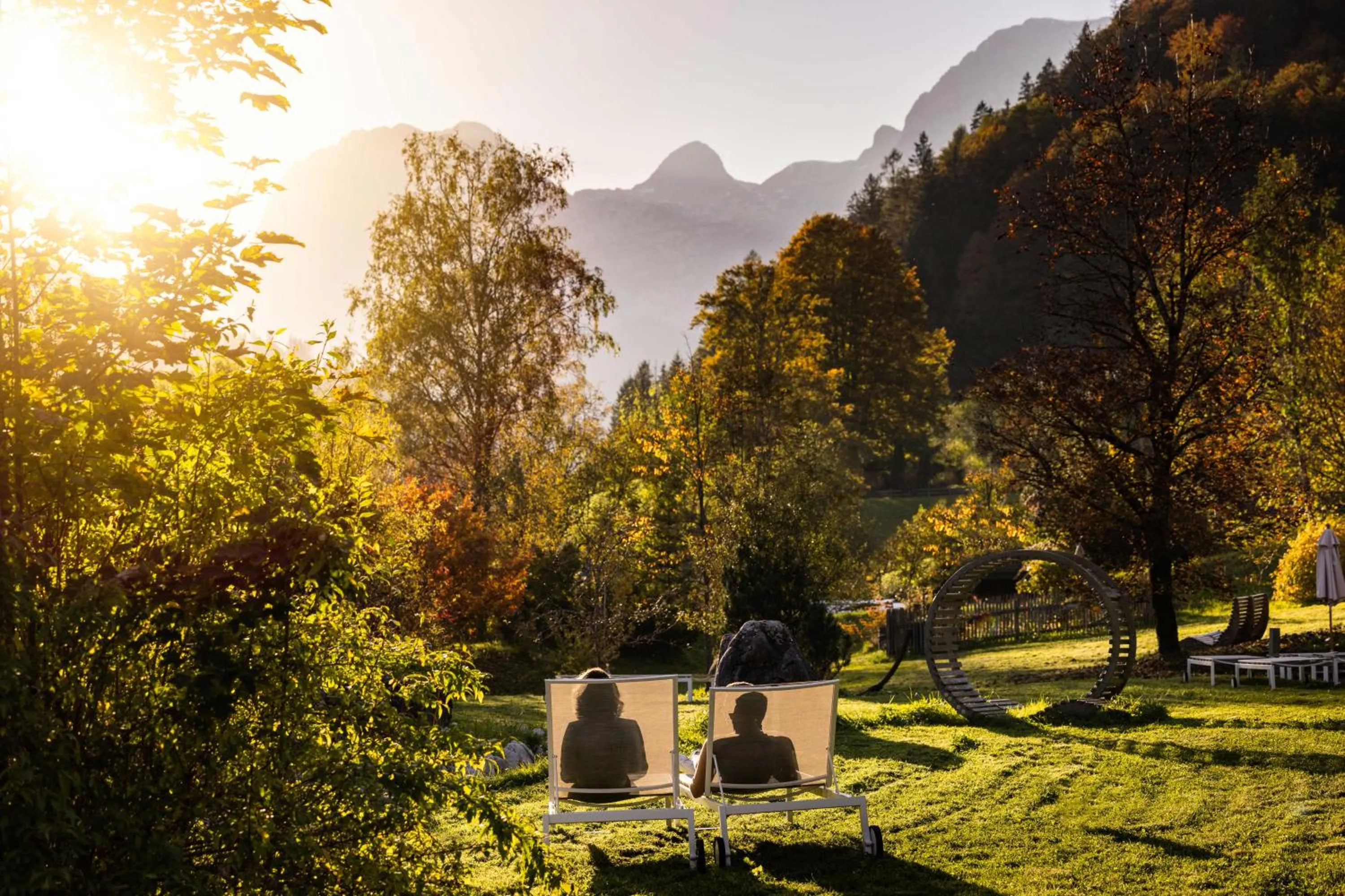 Garden in Berghotel Rehlegg