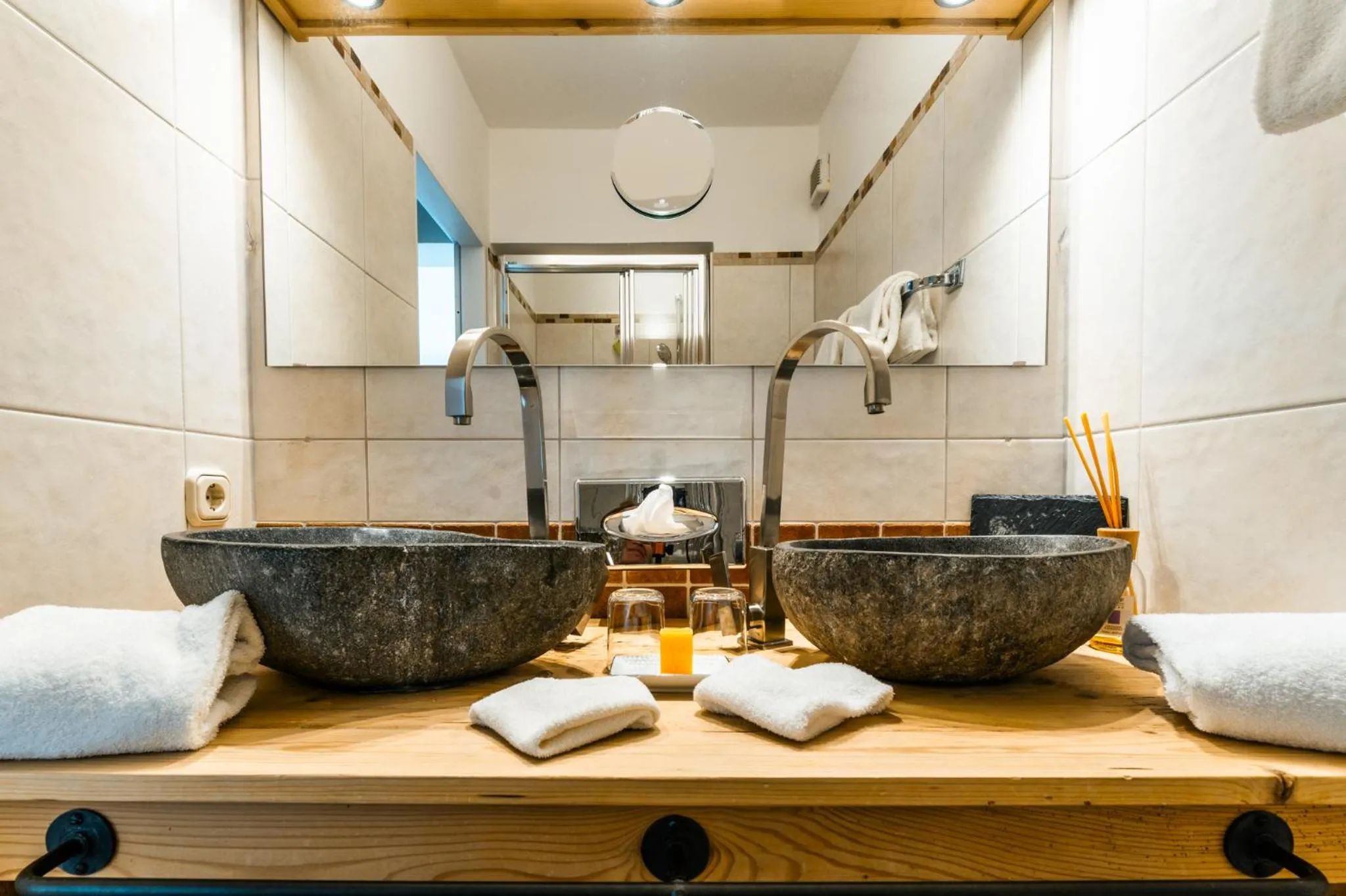 Bathroom in Berghotel Rehlegg