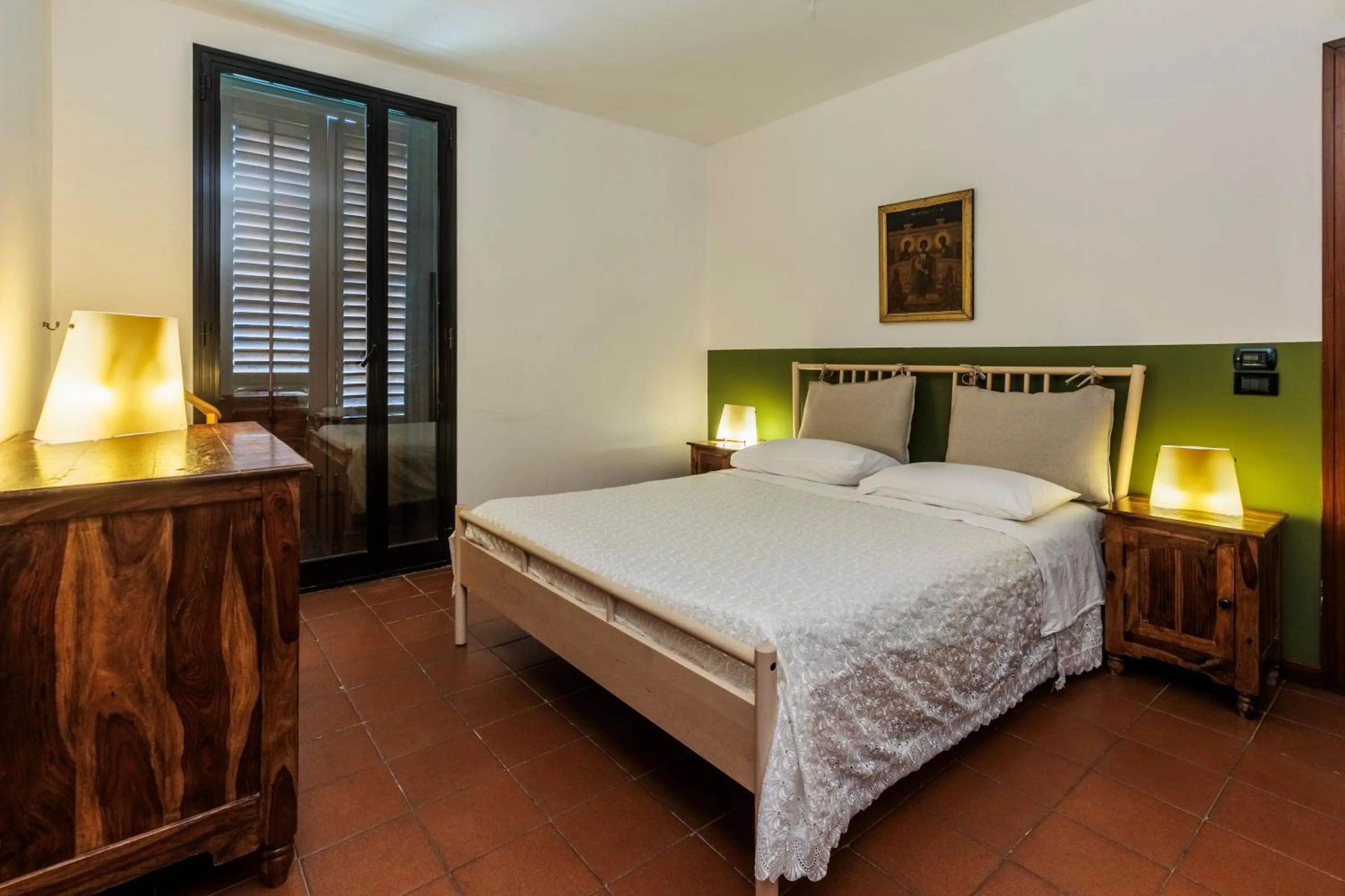 Bed in LuminHouse Mondello Valdesi