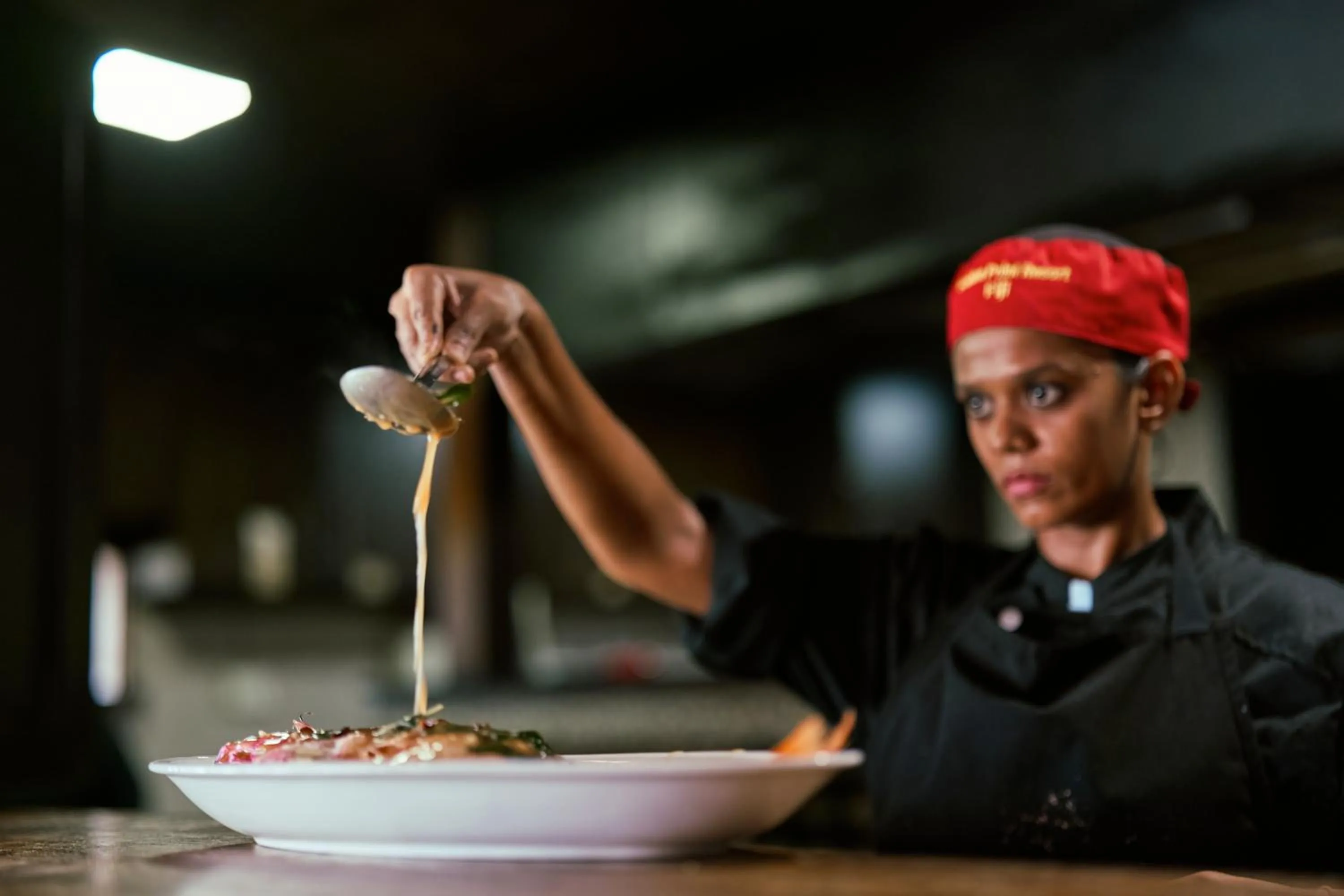 People in Golden Point Resort