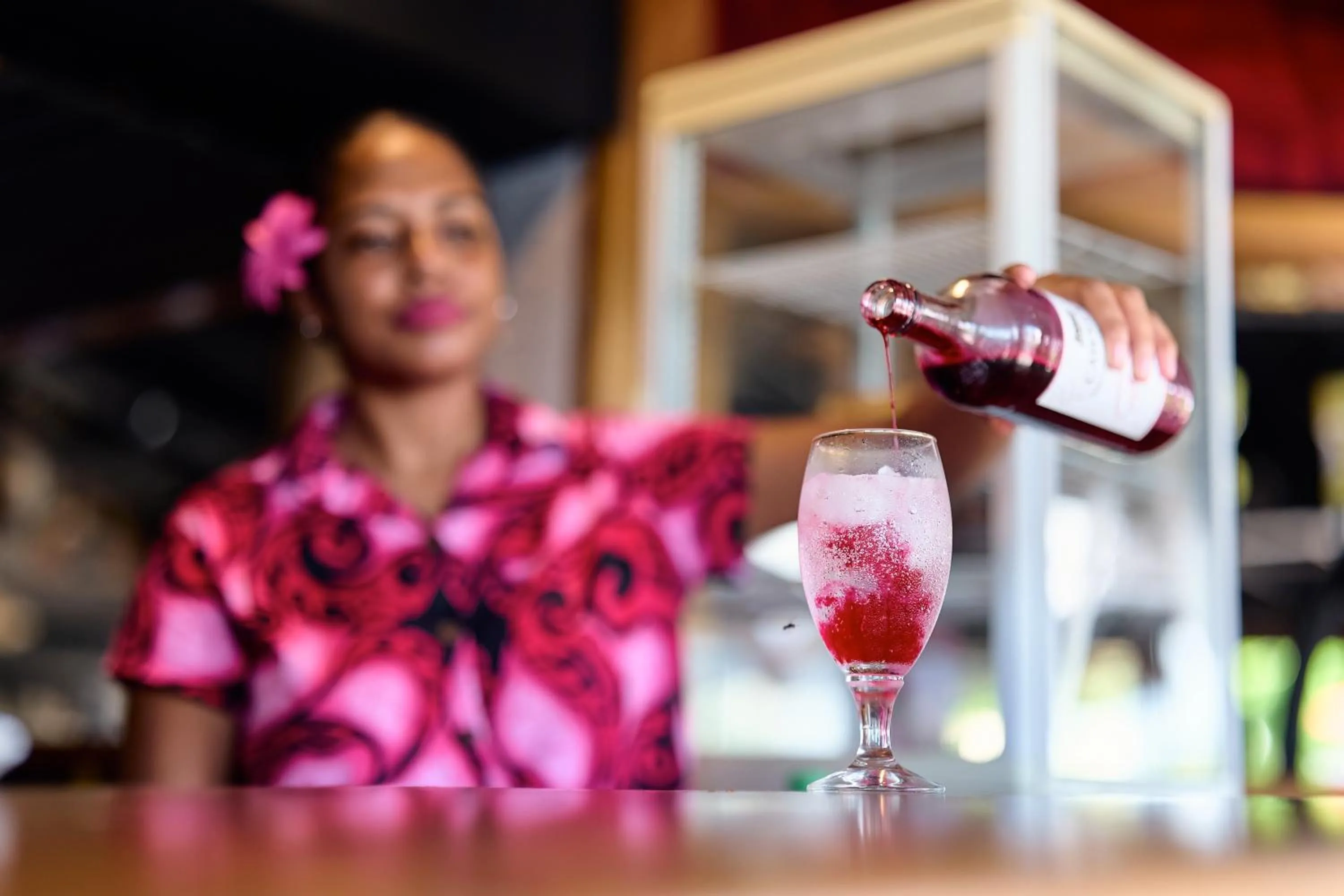 People in Golden Point Resort