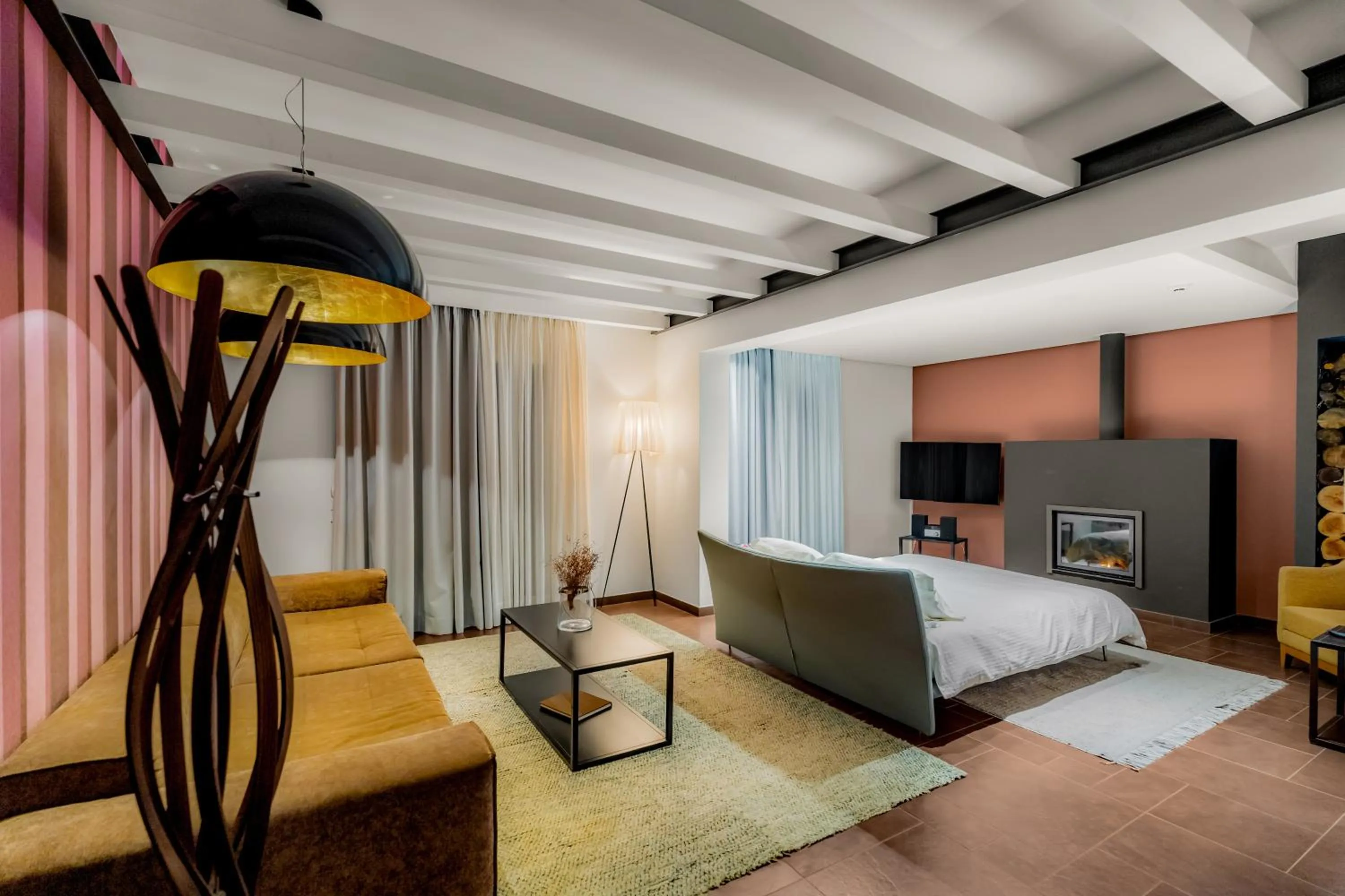 Bed in Orizontes View Hotel