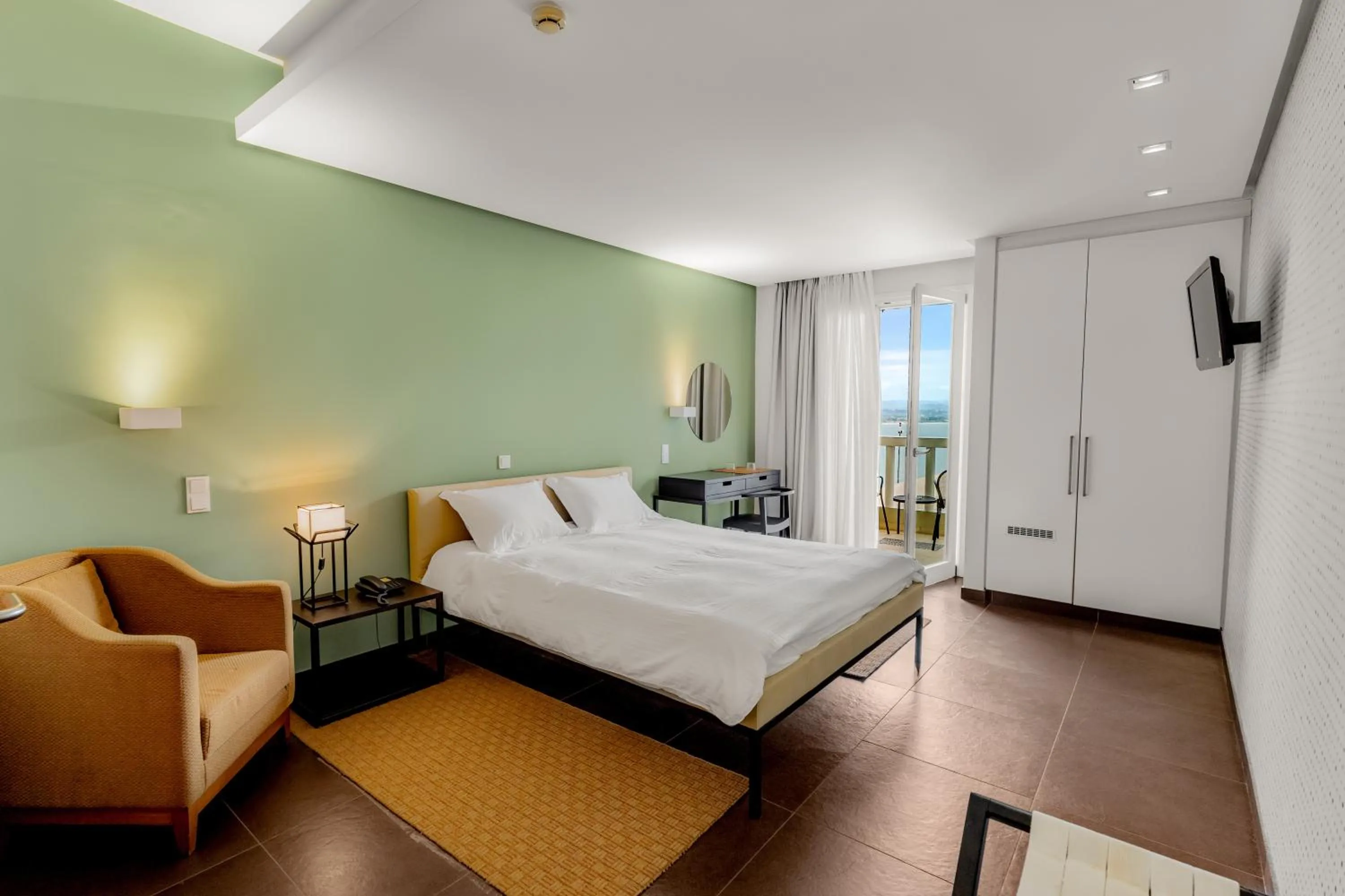 Bed in Orizontes View Hotel