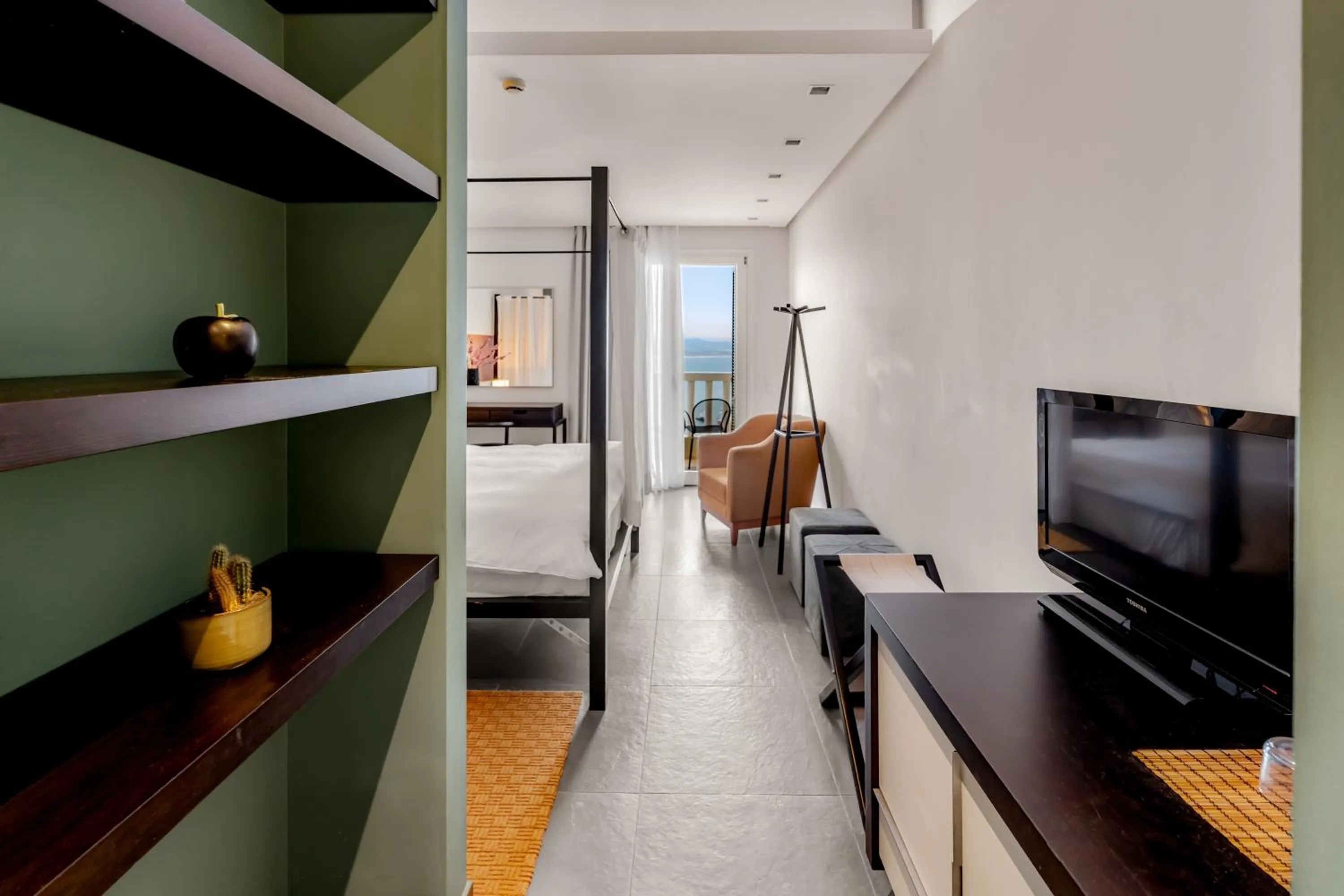 Bed in Orizontes View Hotel