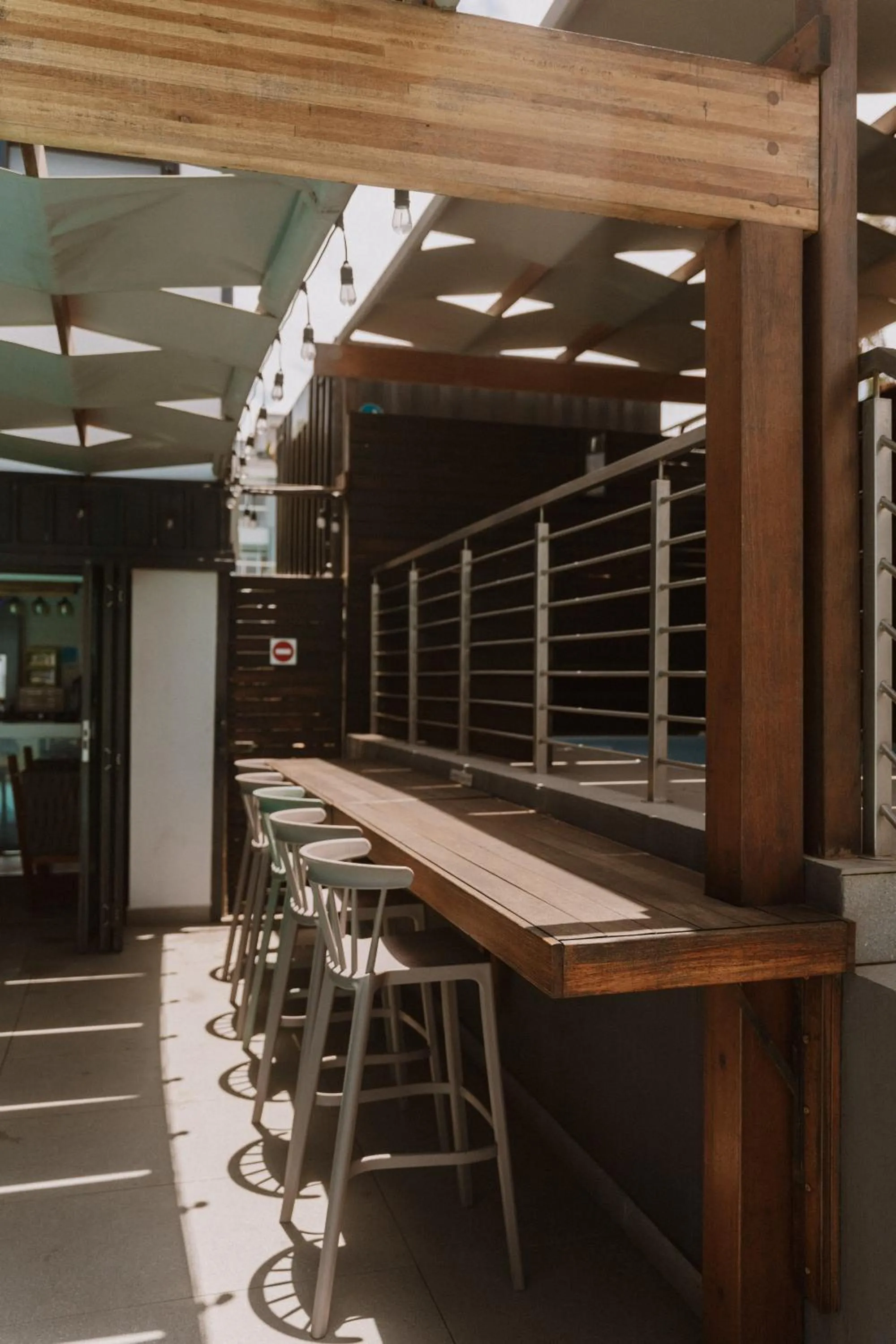 Seating area in North Star Micro Hotel