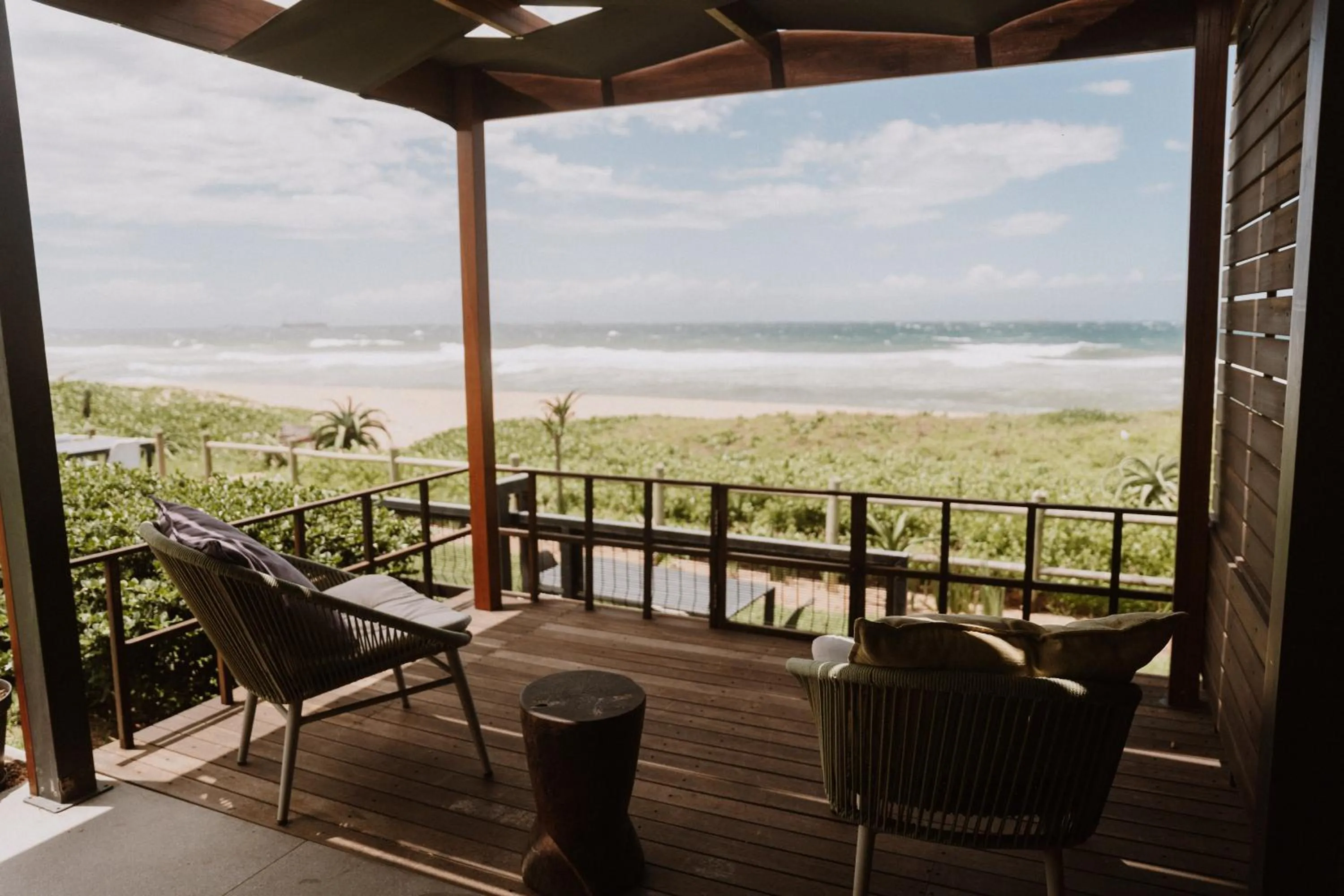 Patio in North Star Micro Hotel