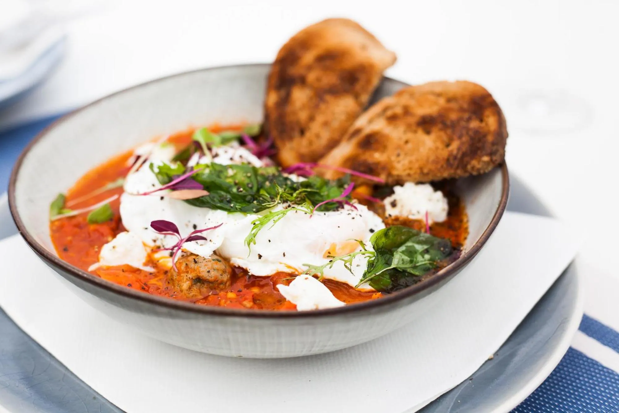 Food close-up in North Star Micro Hotel