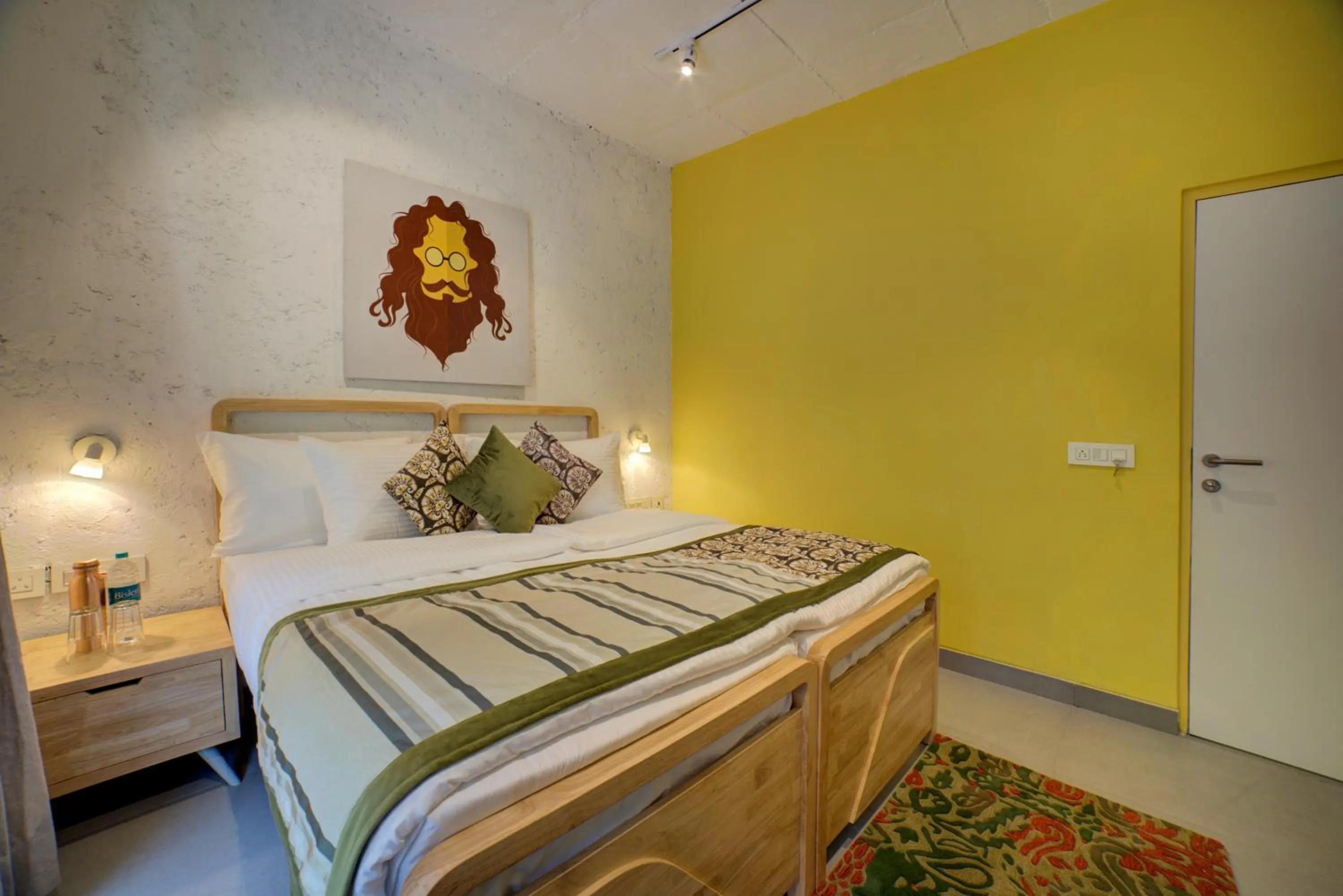Bed in Bedzzz Rishikesh by Leisure Hotels
