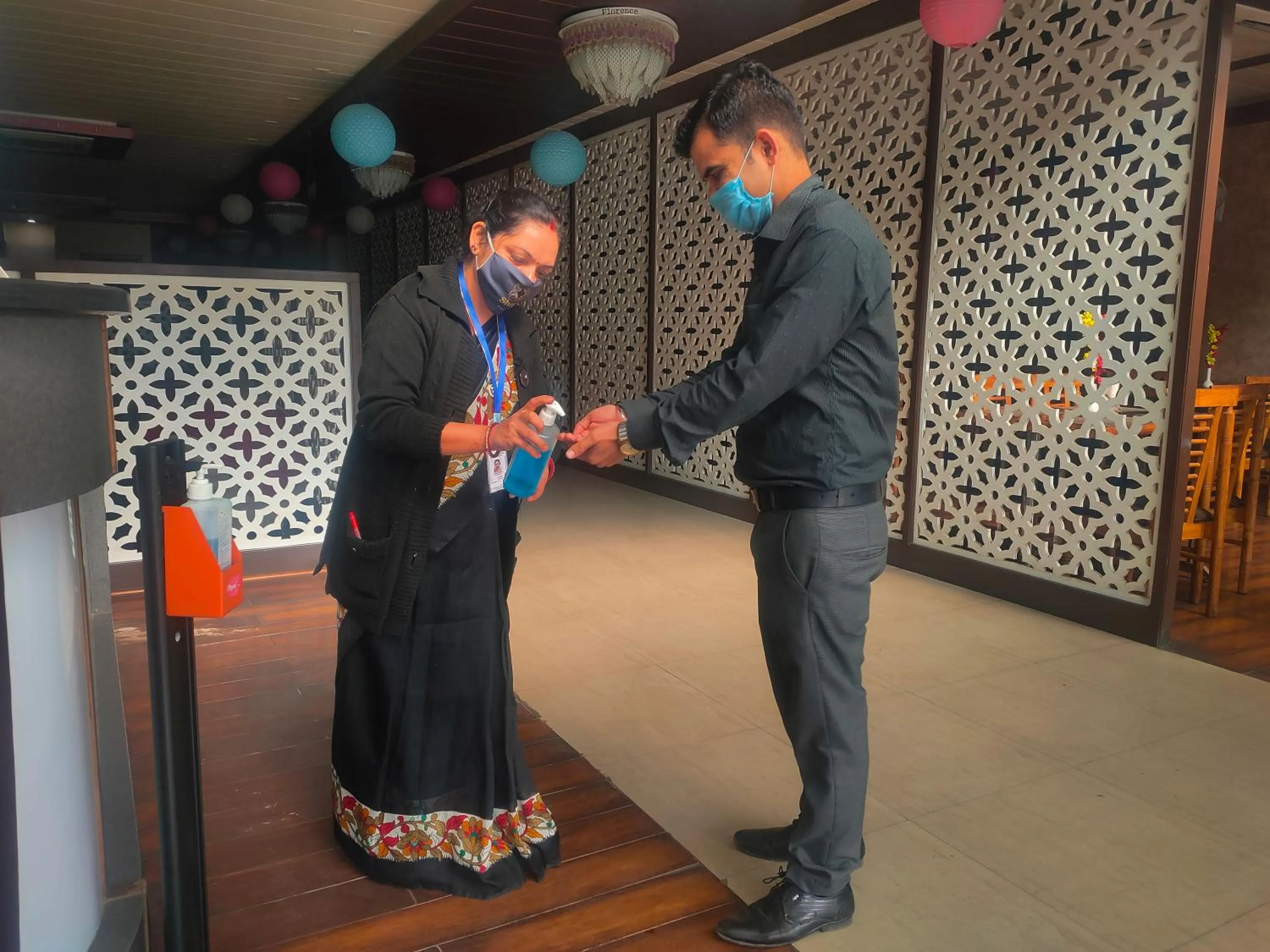 Patio in Spring Sky Mughalsarai By ShriGo Hotels