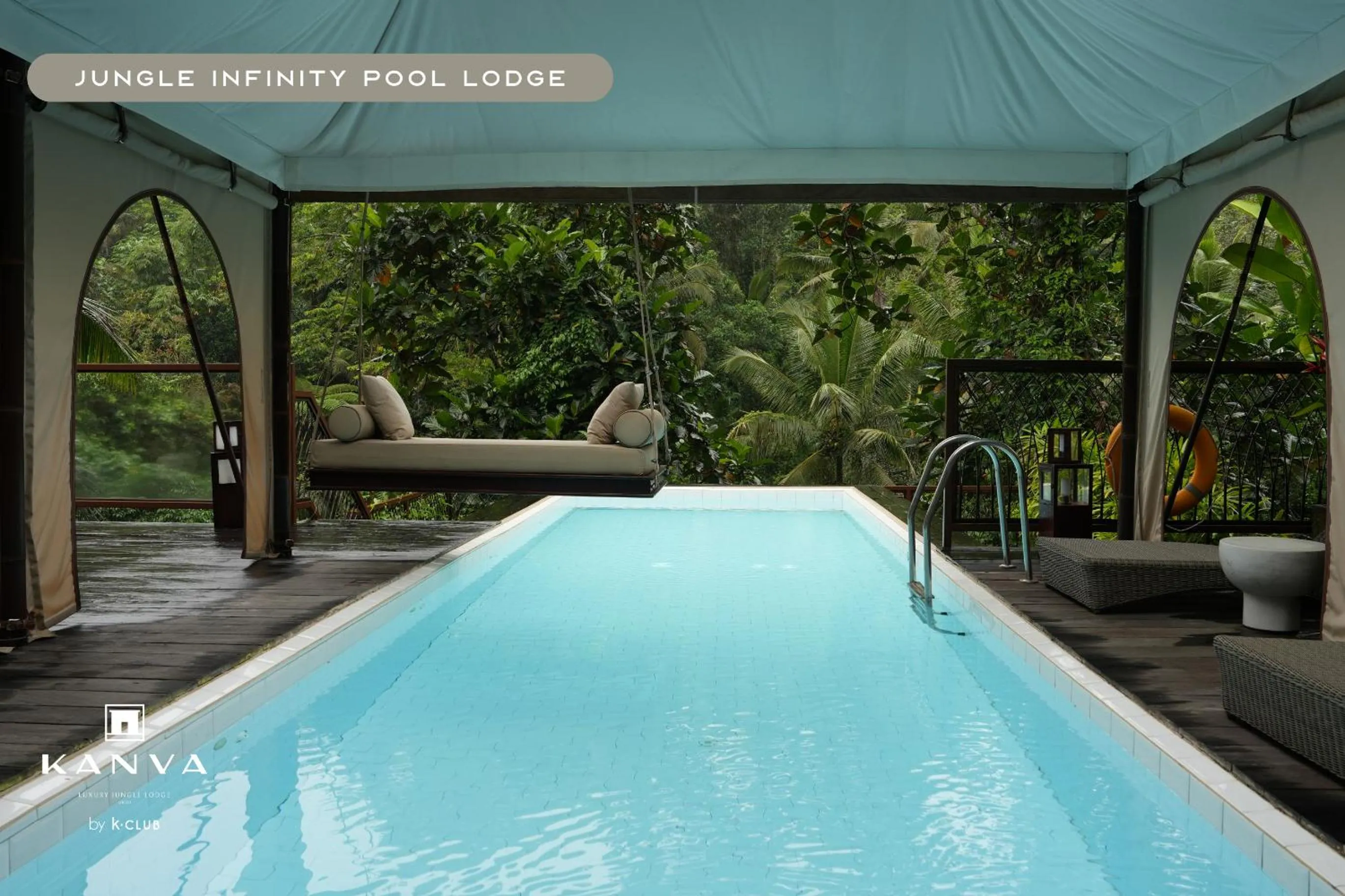 Pool view in K Club Ubud