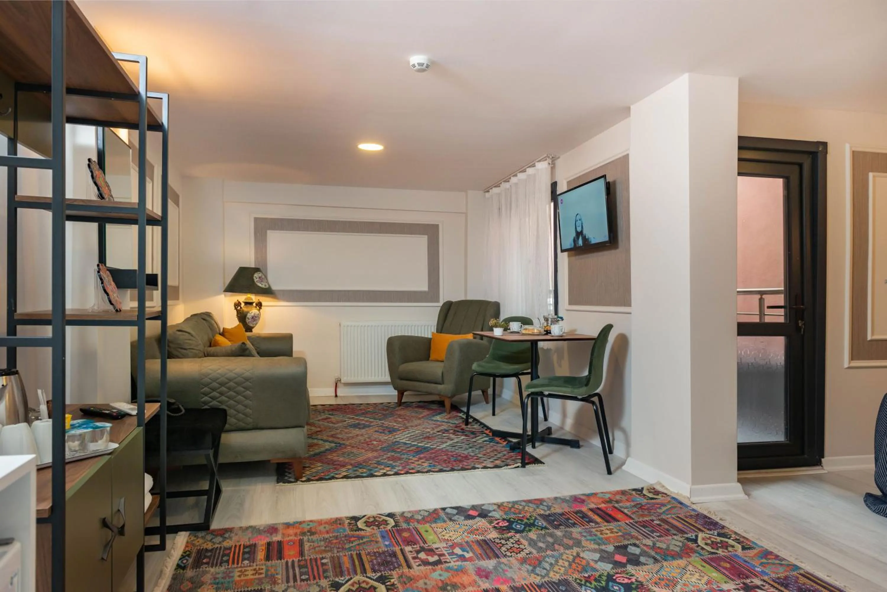 Seating area in BLUE MARMARA SUITES