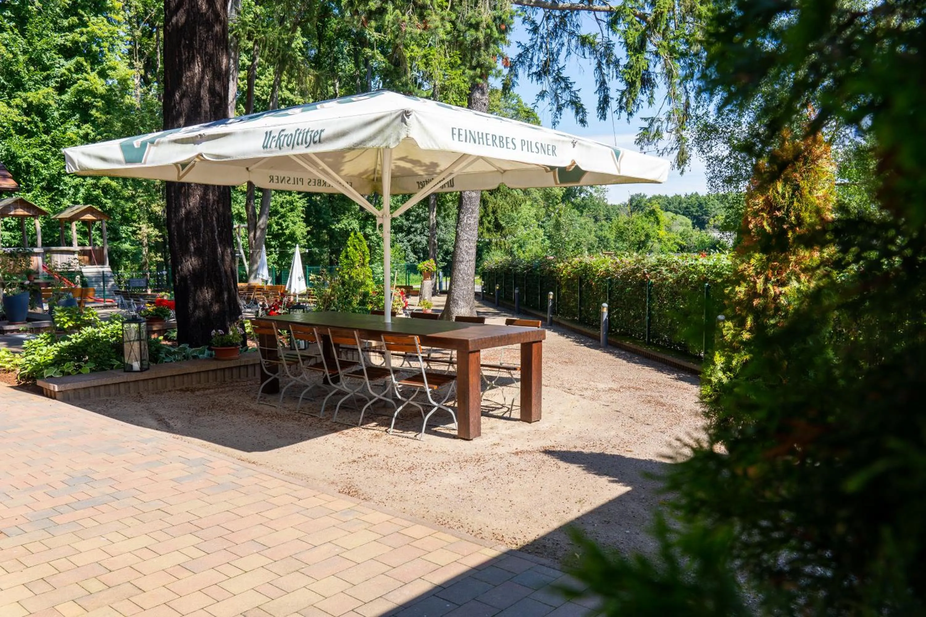 Garden in Hotel Zur Waldhufe