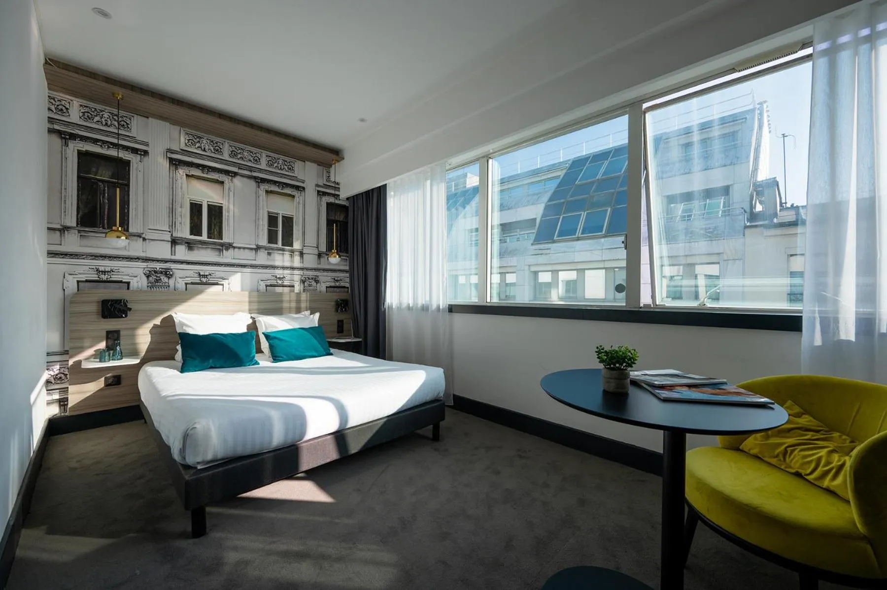 Bed in Nemea Appart Hotel Paris Levallois