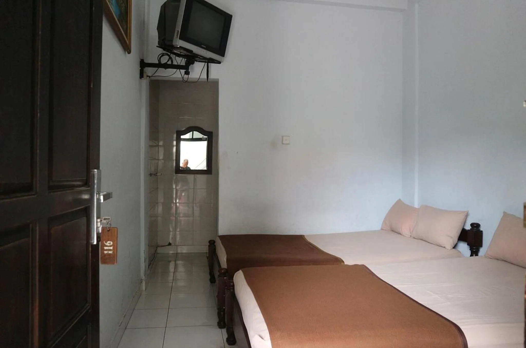 Bed in Hotel Diana 1