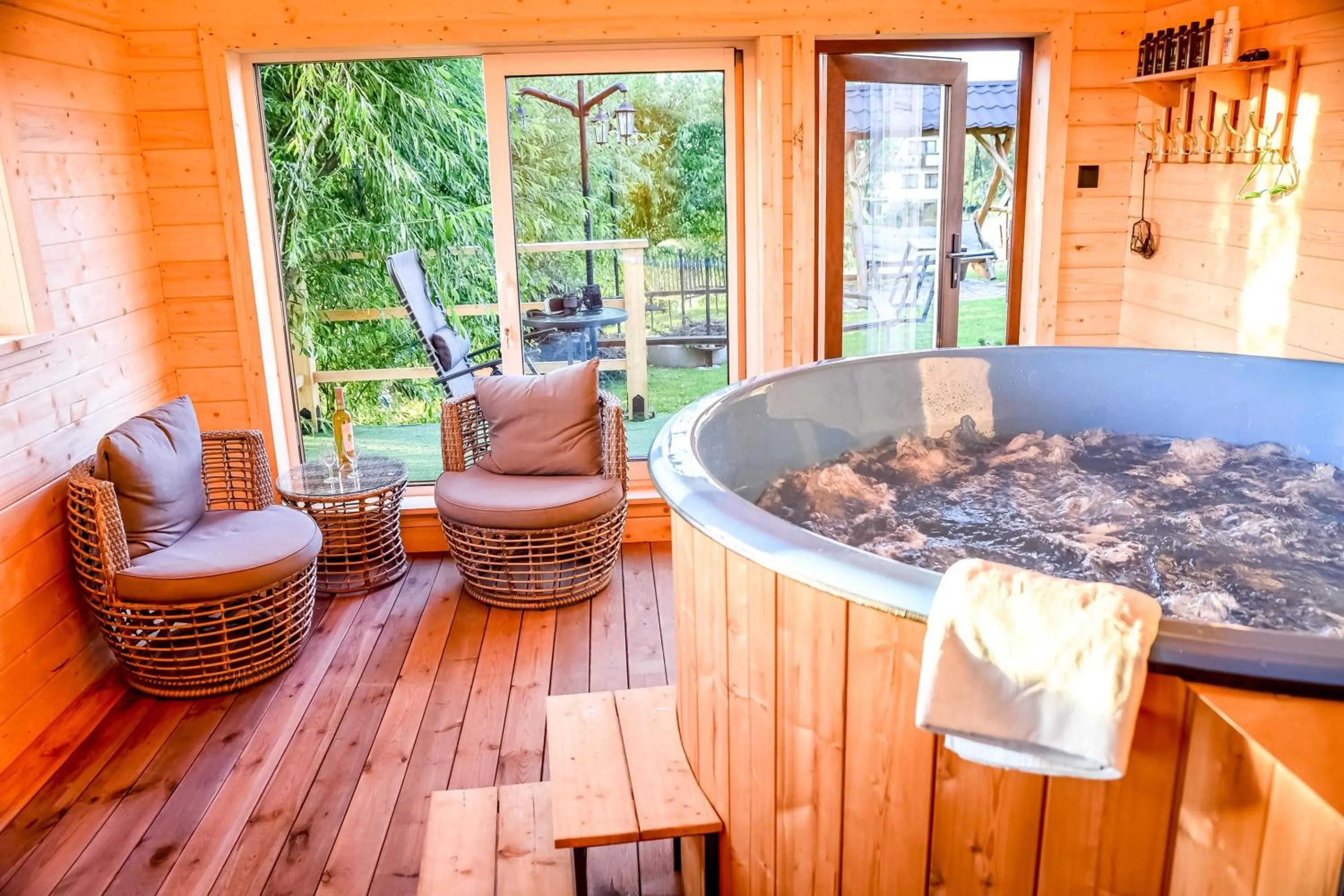 Hot Tub in Ośrodek Wypoczynkowy Bernadetta