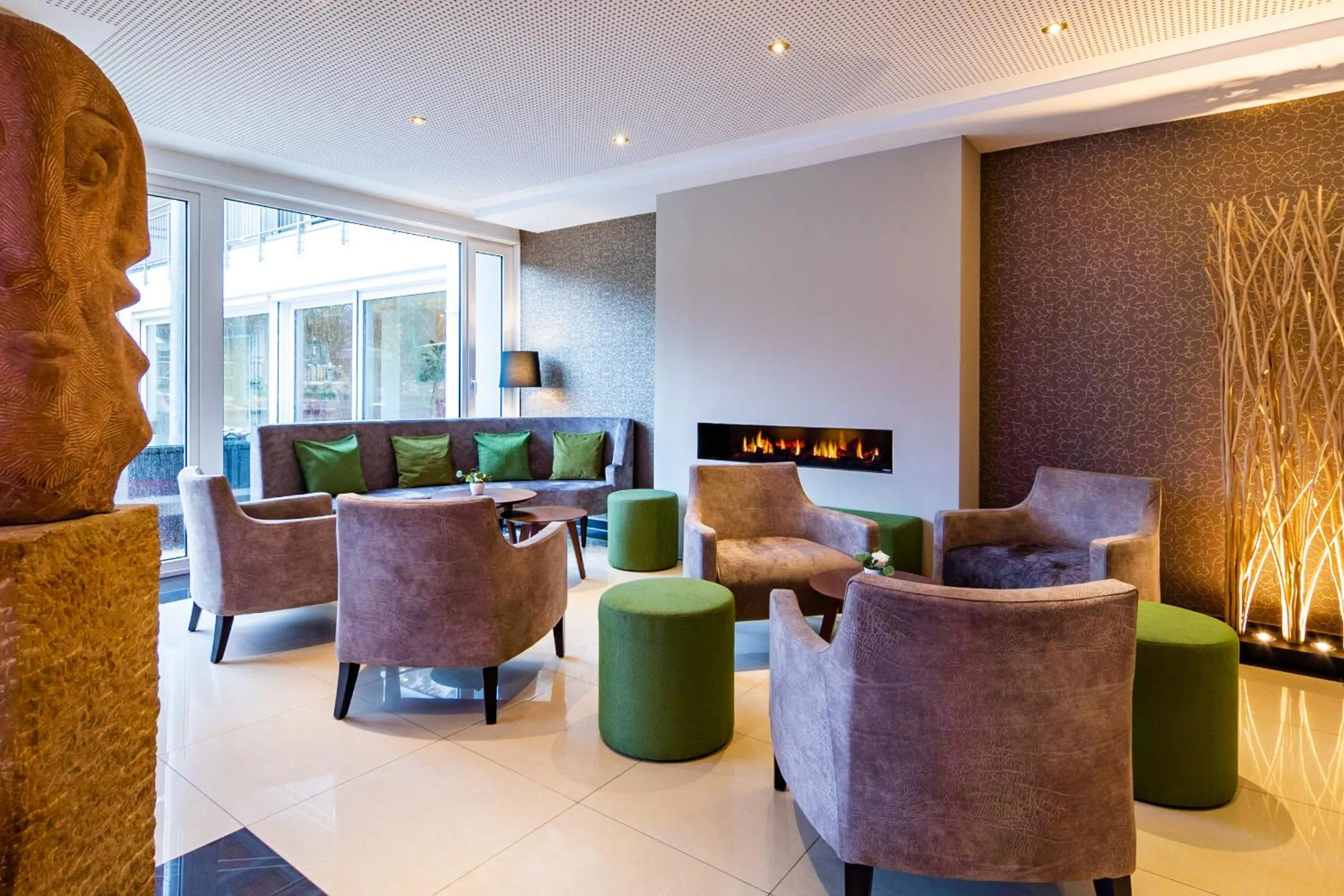 Lobby or reception in Wellness- und Gartenhotel Heusser