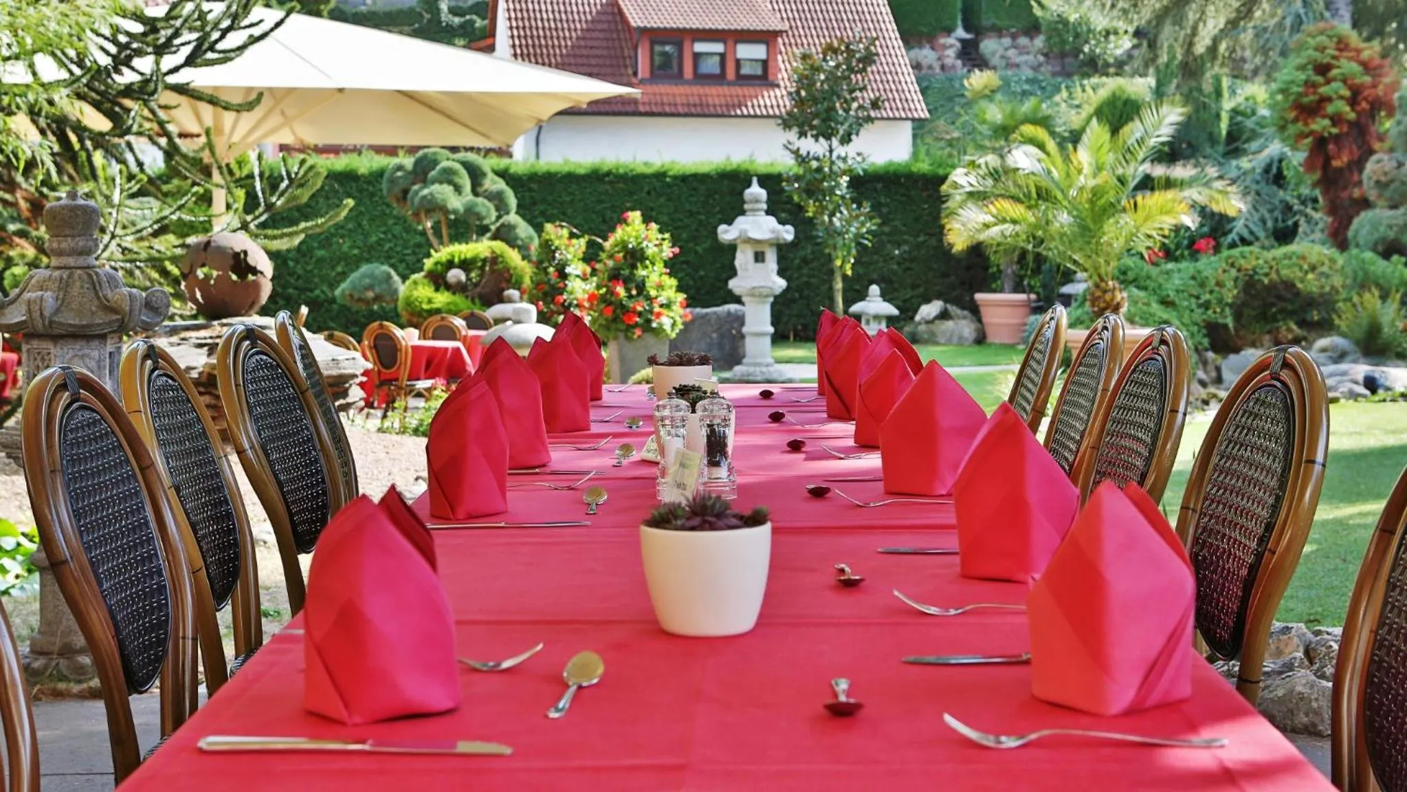 Garden in Wellness- und Gartenhotel Heusser