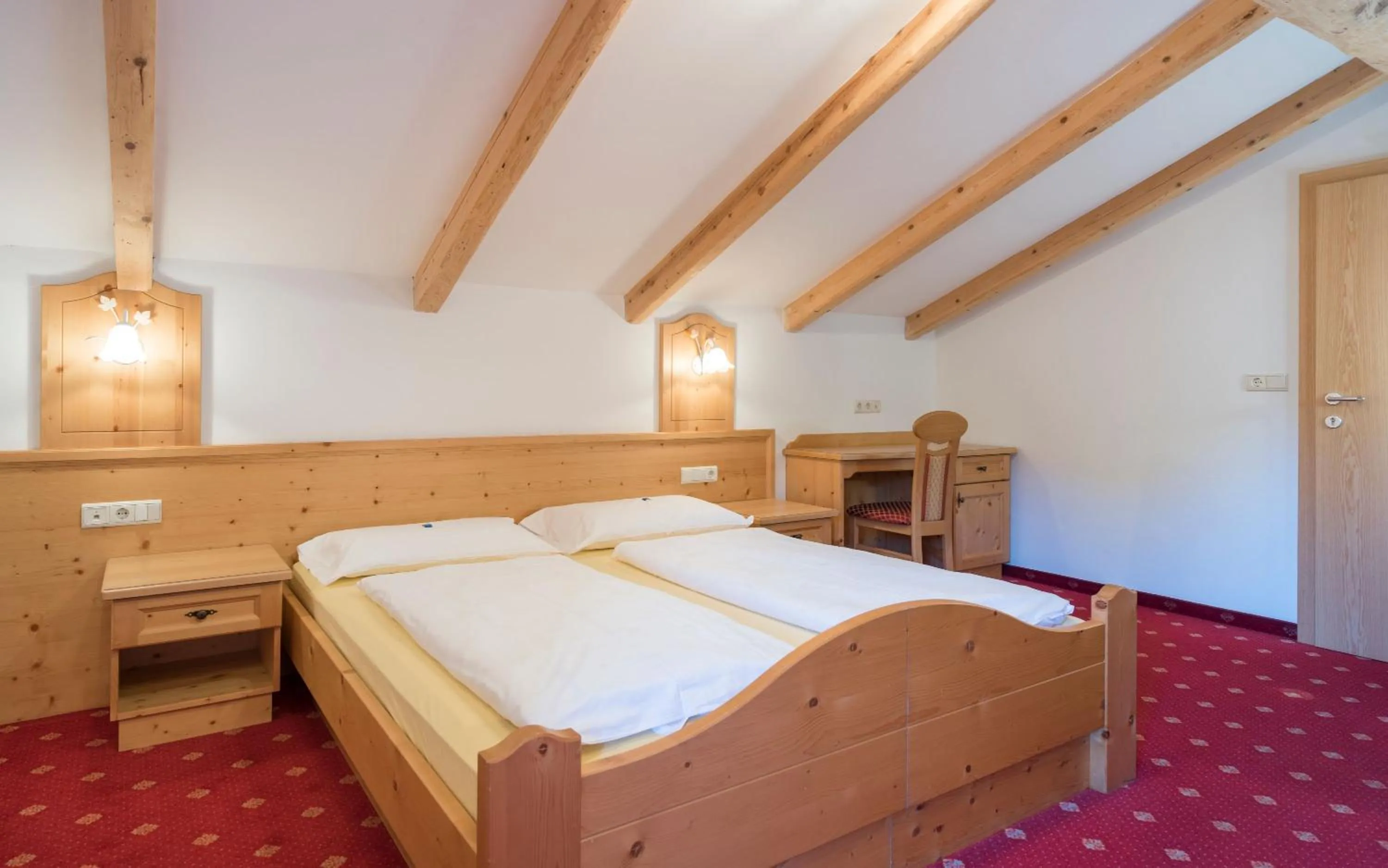 Bedroom, Bed in Hotel Kaserhof