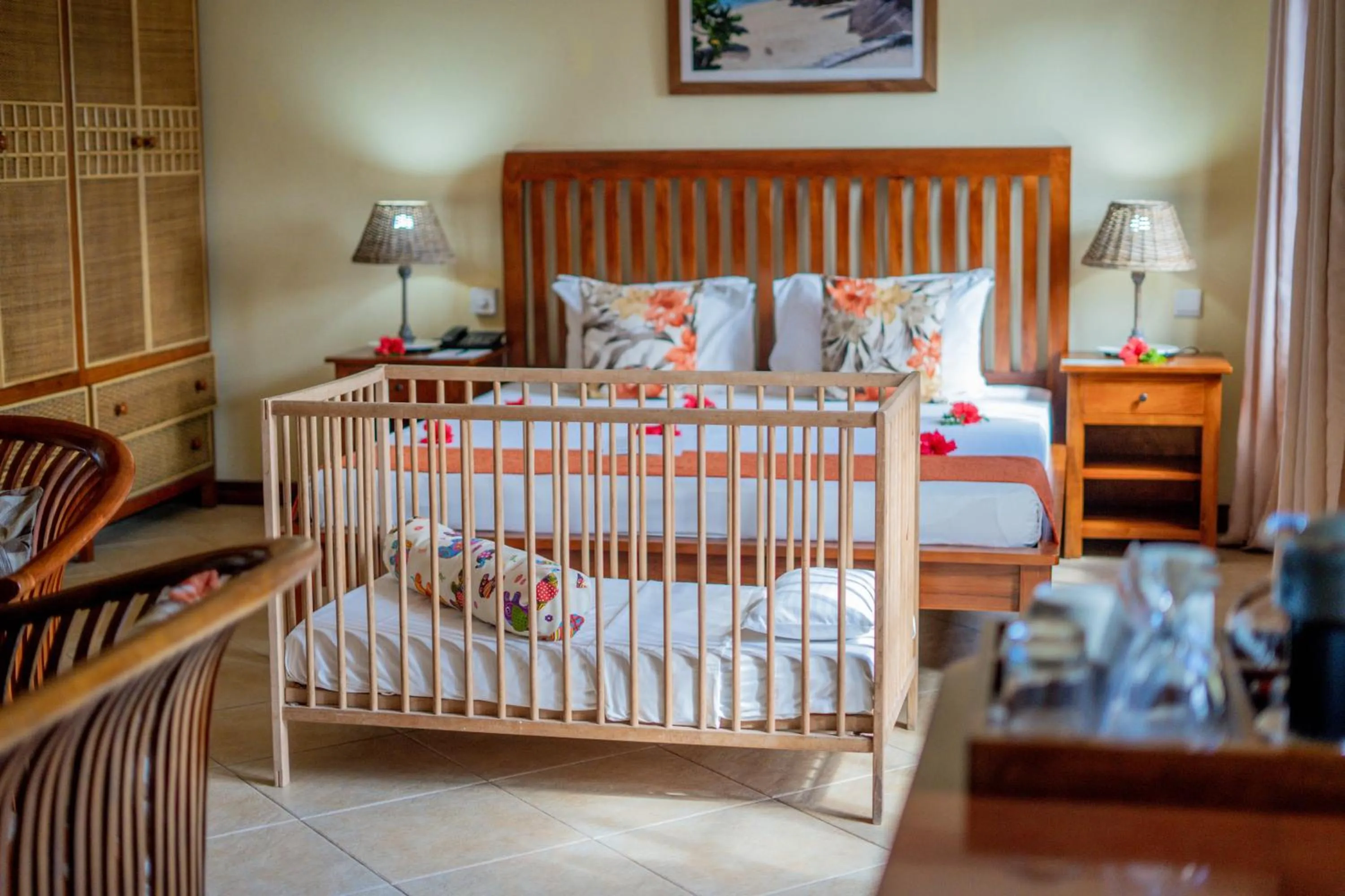 Bed in Castello Beach Hotel