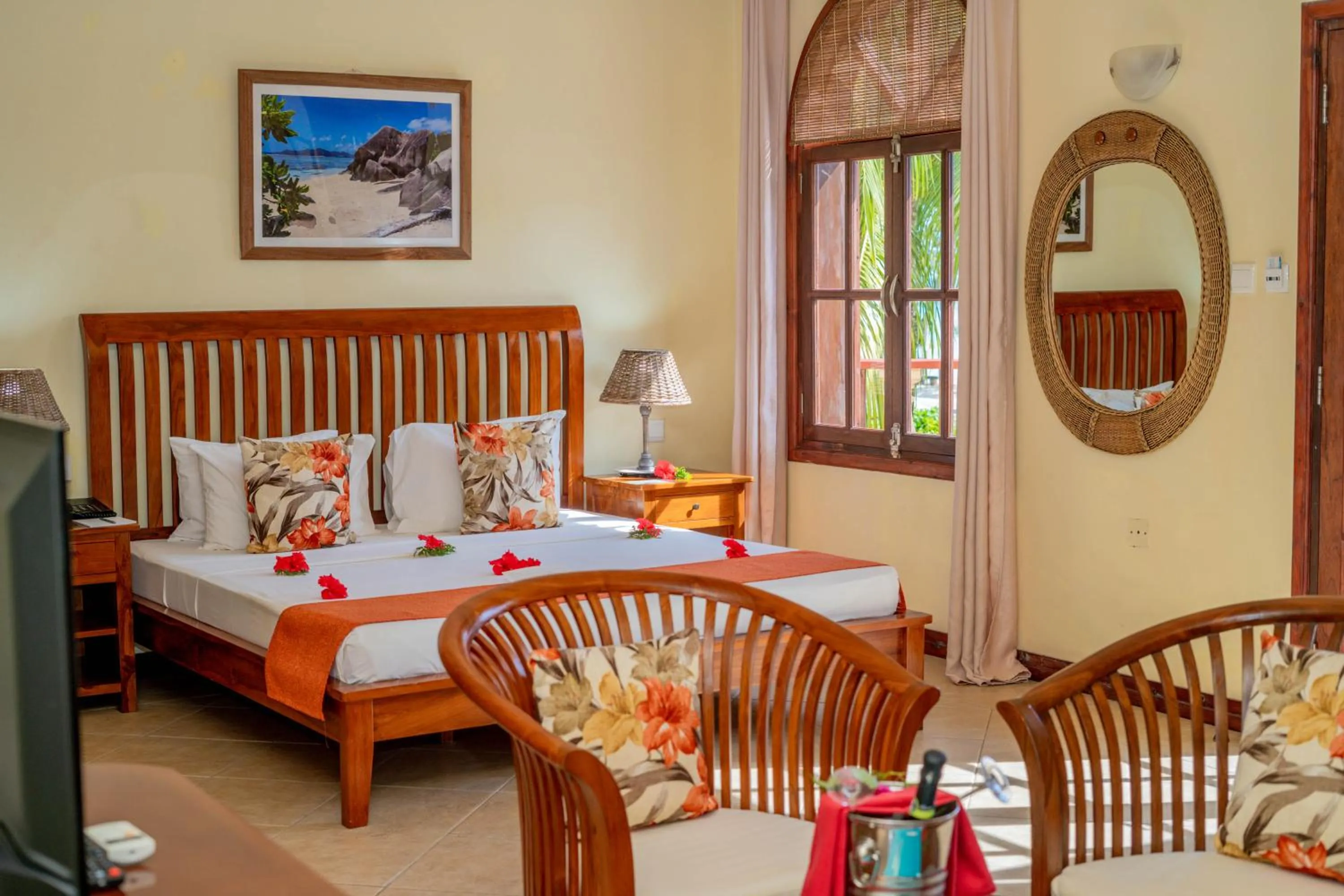 Bed in Castello Beach Hotel