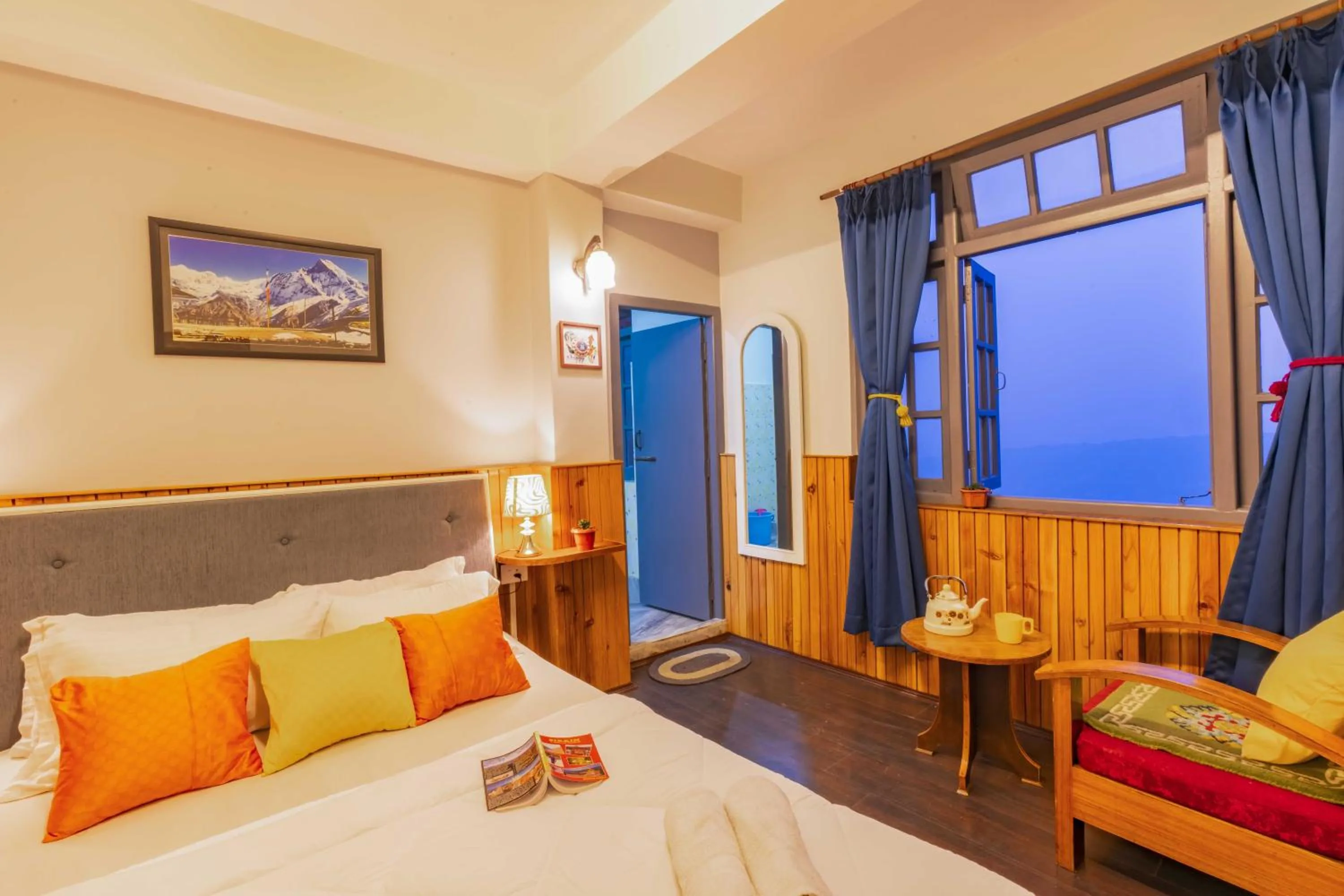 Bed in Zostel Gangtok