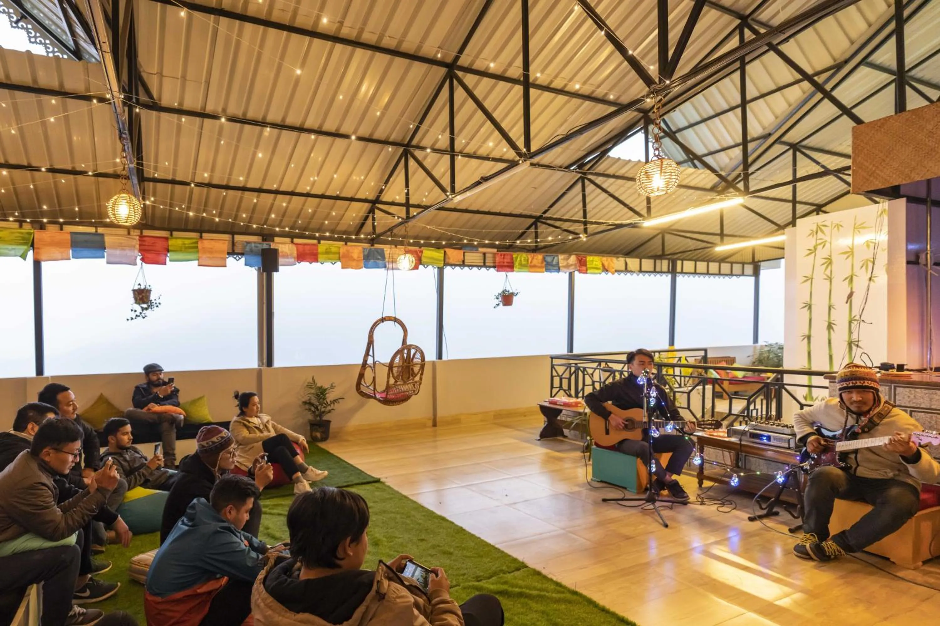 People in Zostel Gangtok