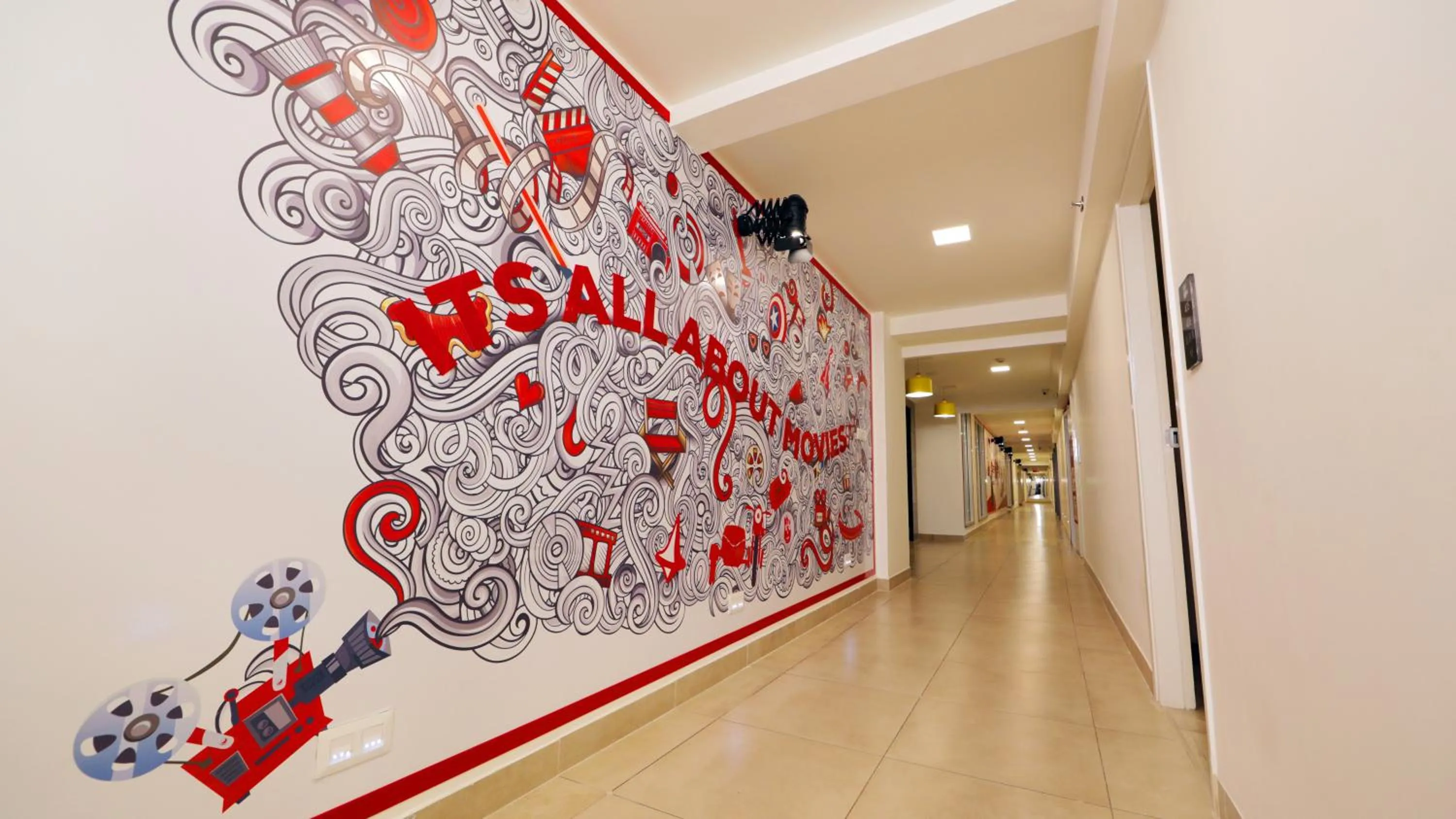 Decorative detail in The Altruist Hotel Whitefield