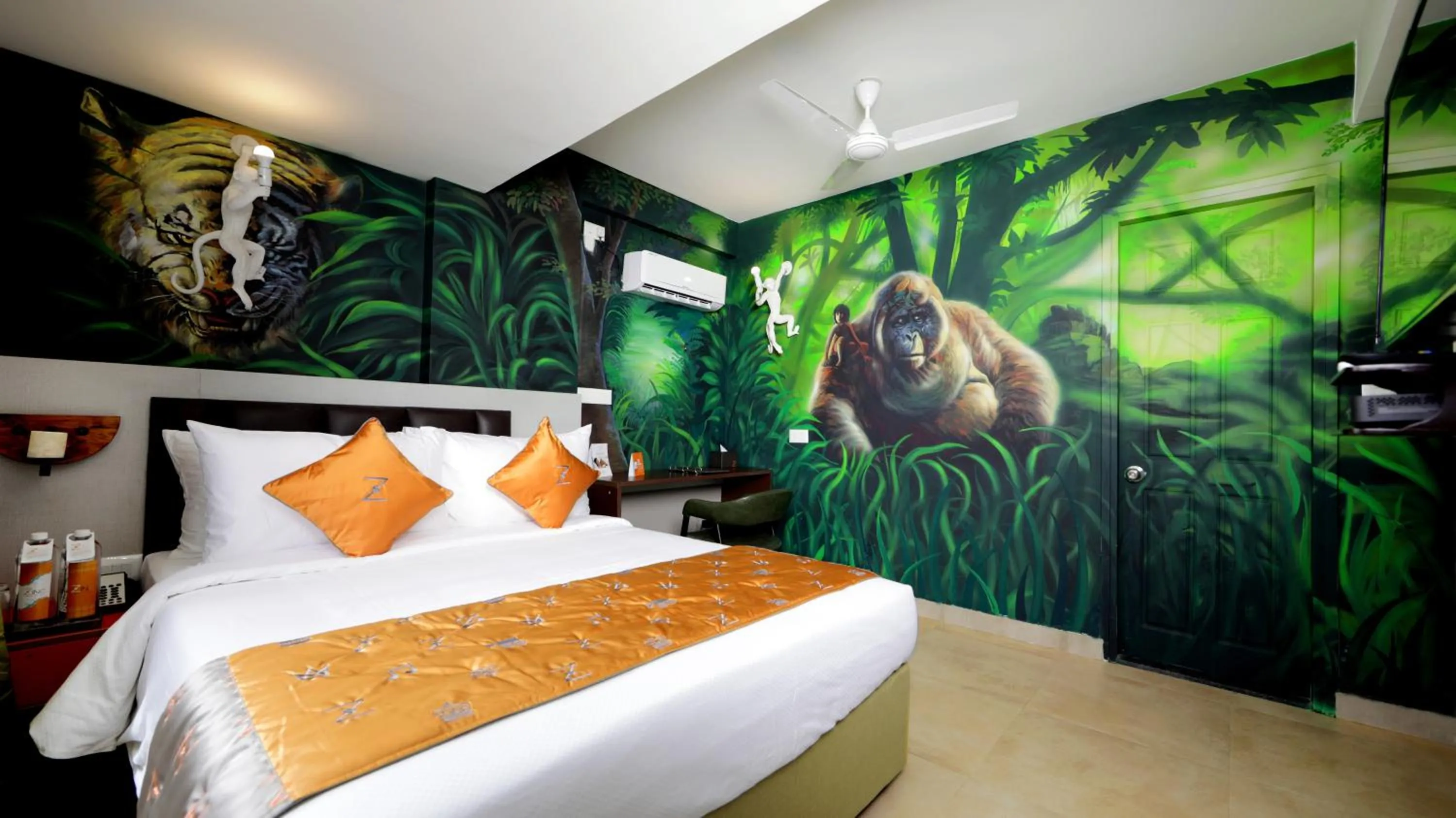 Bed in The Altruist Hotel Whitefield