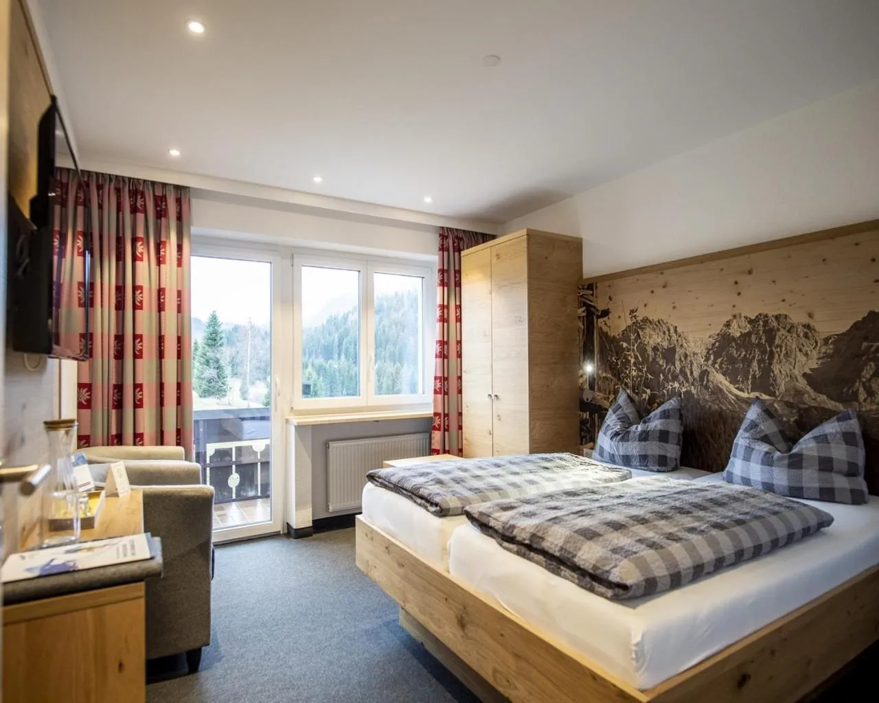 Decorative detail, Bed in Gästehaus Boersch