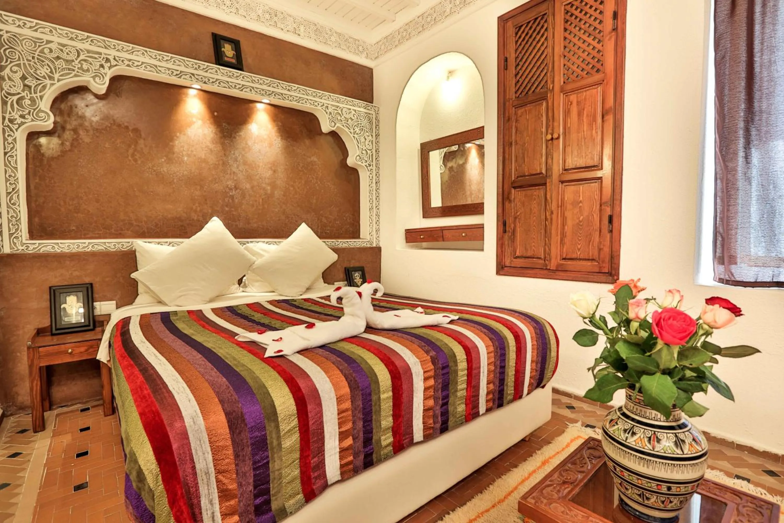 Bed in Riad Nakhla