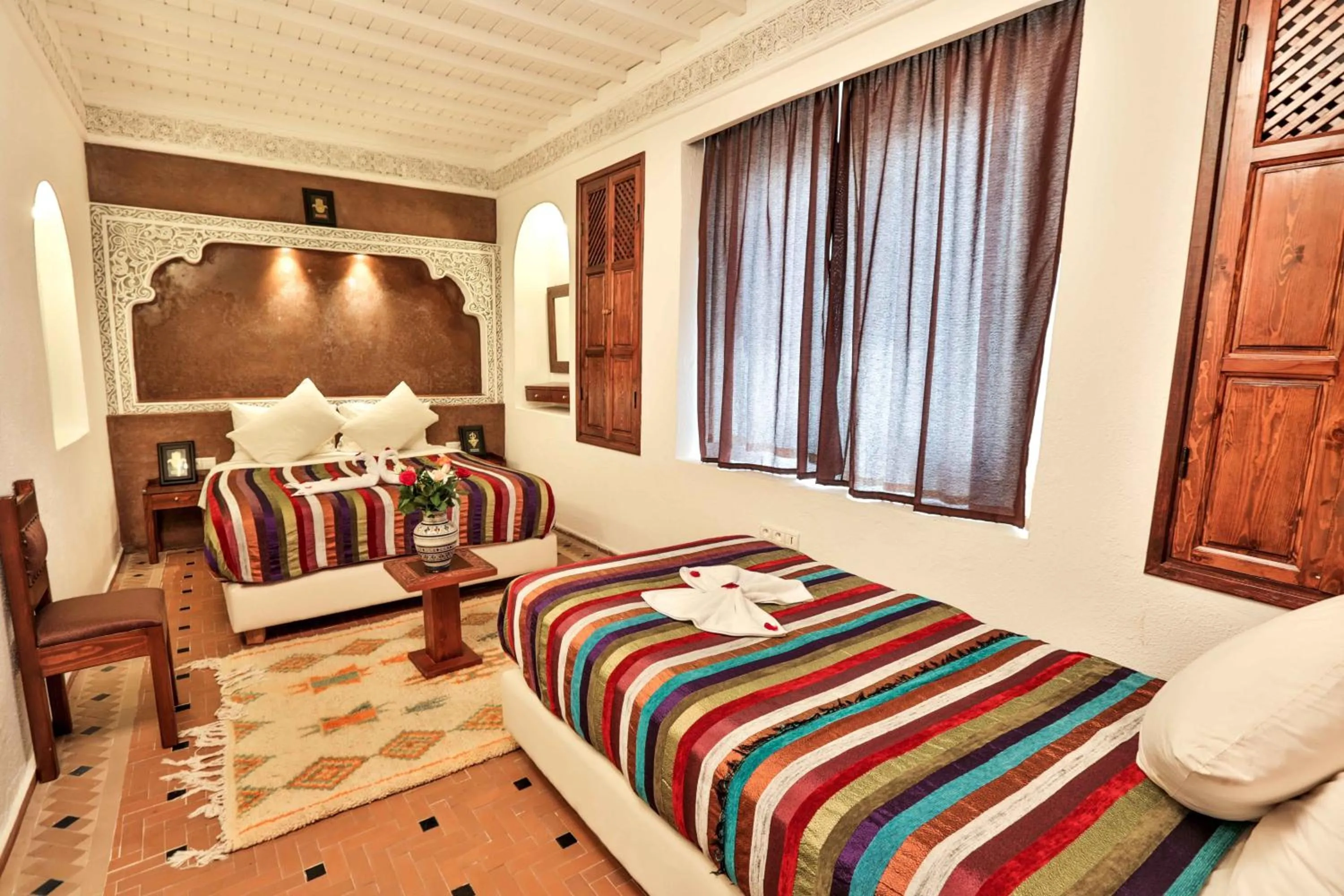 Bed in Riad Nakhla