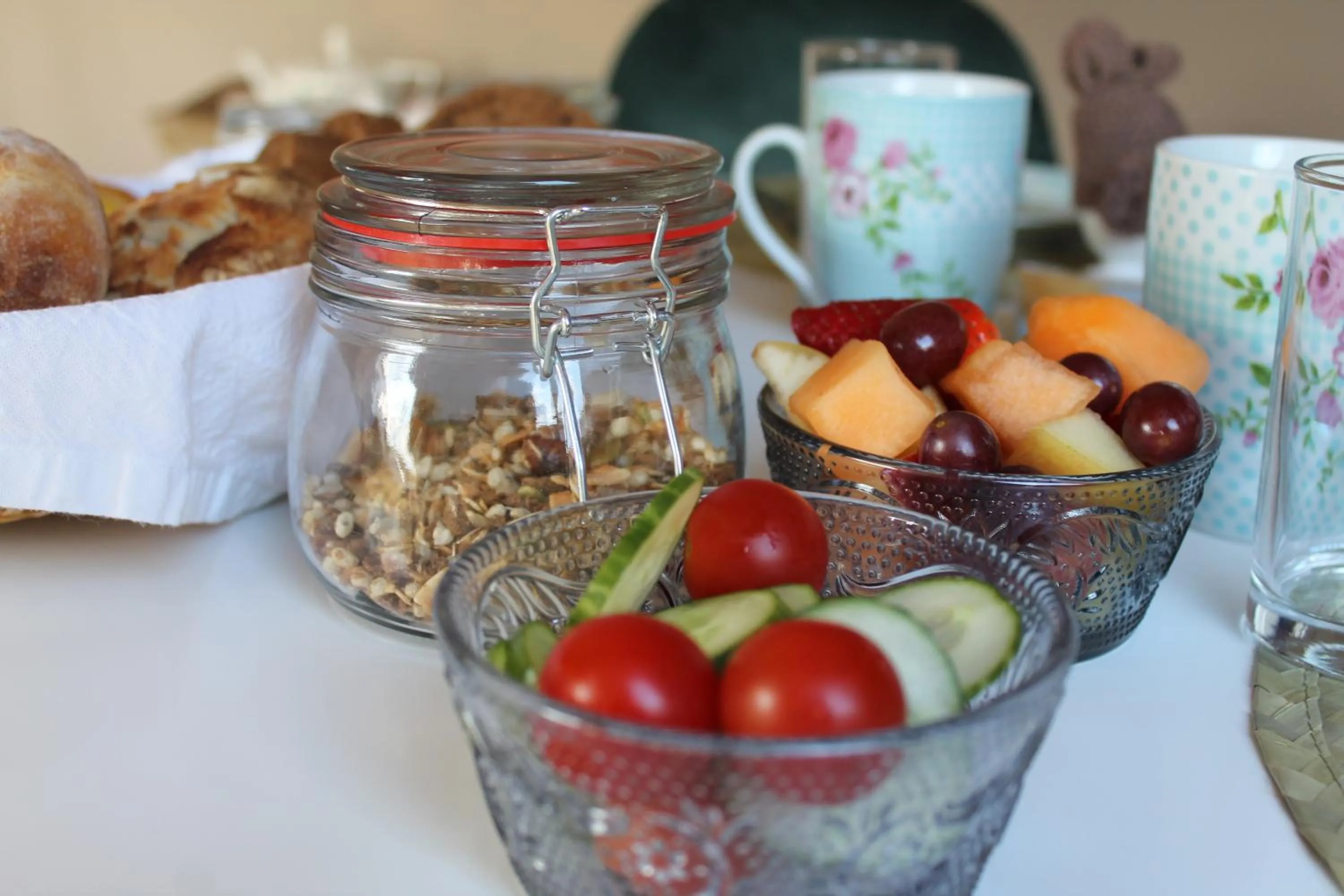 Food and drinks in Gastenverblijf Peppelmate