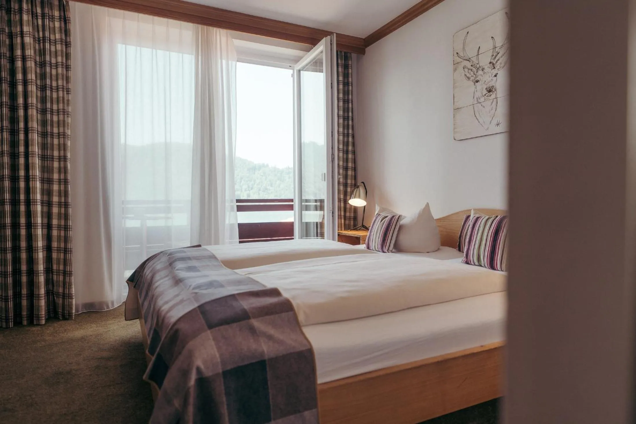 Bed in Seehotel Schlierseer Hof