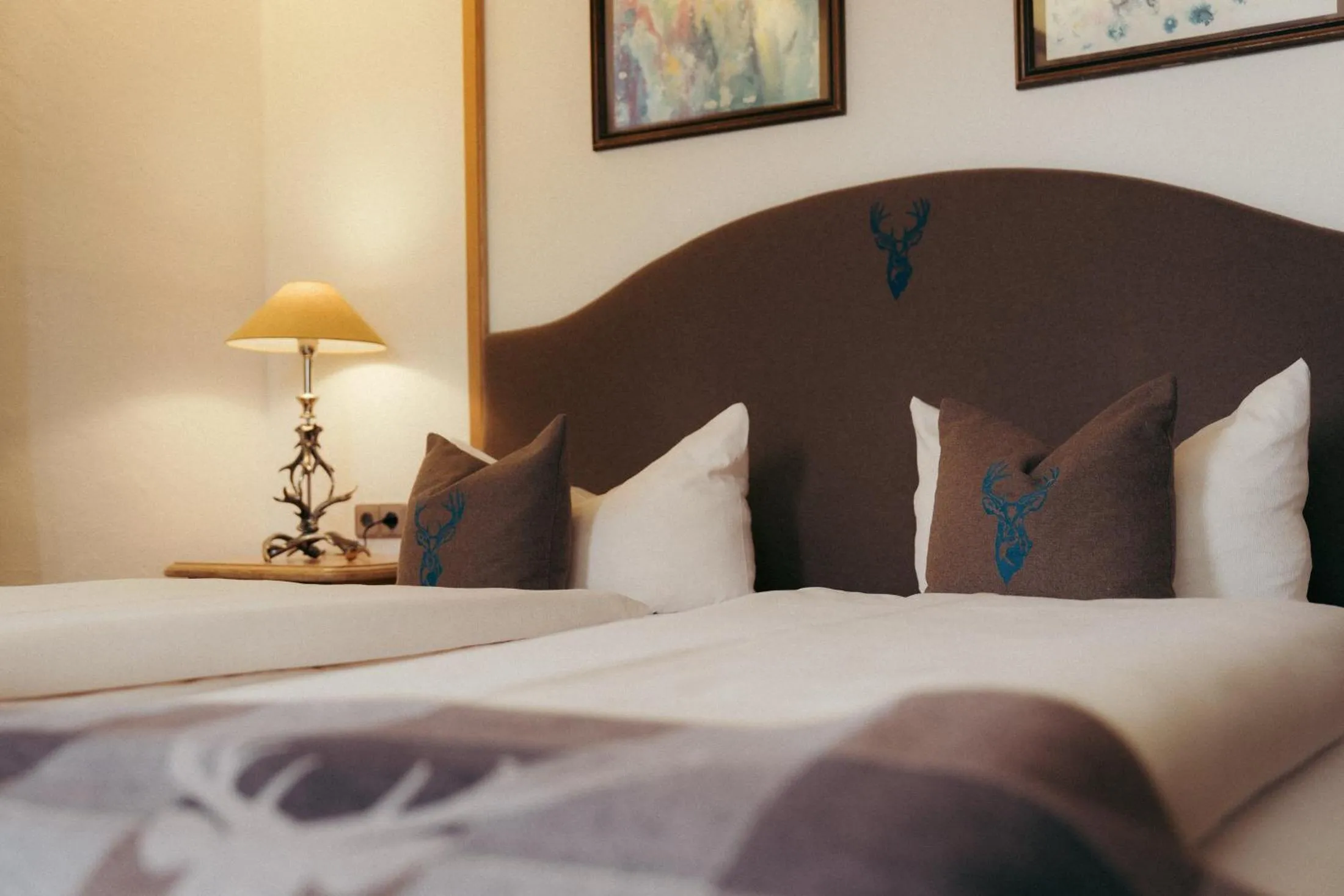 Bed in Seehotel Schlierseer Hof