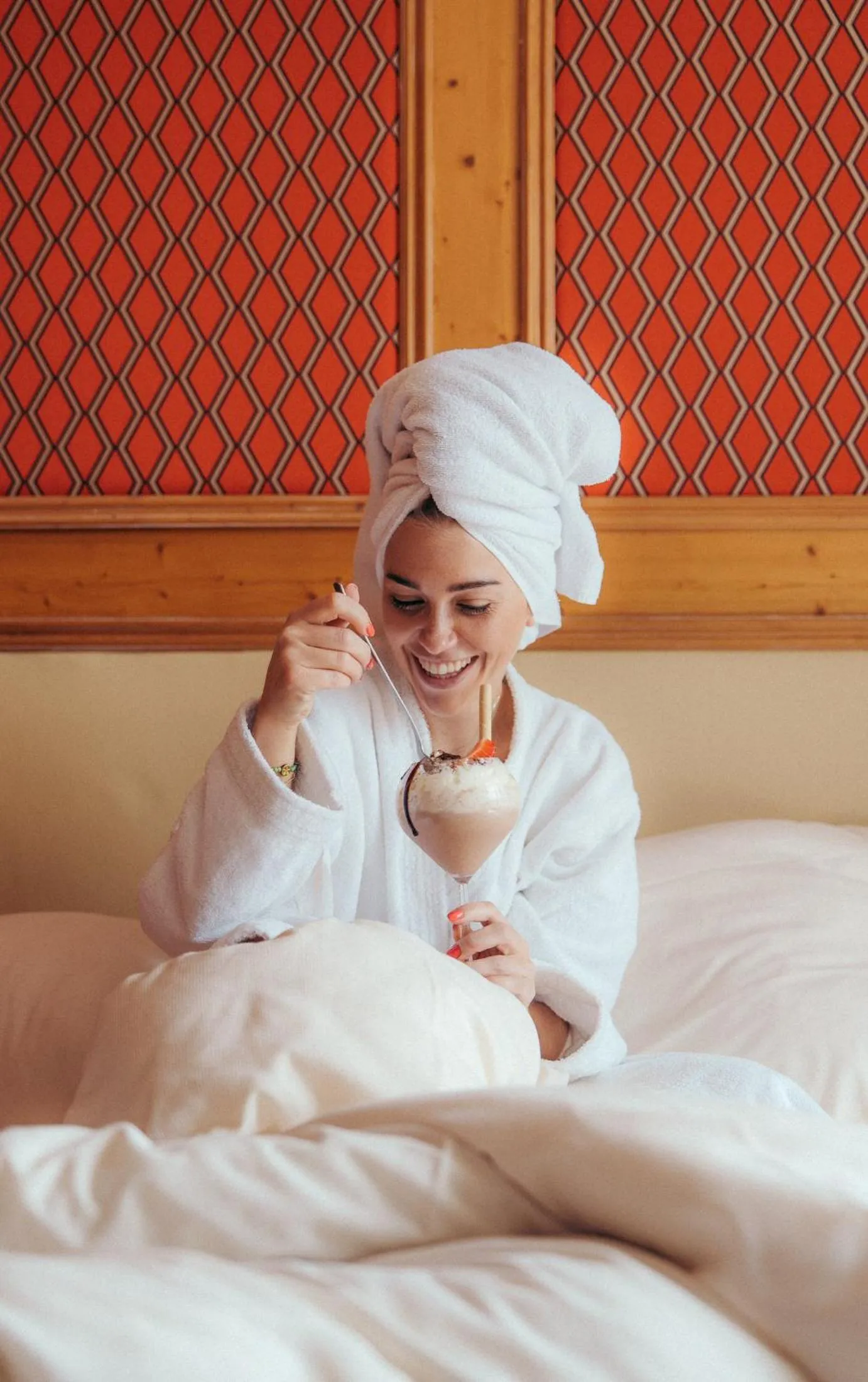 Bed in Seehotel Schlierseer Hof