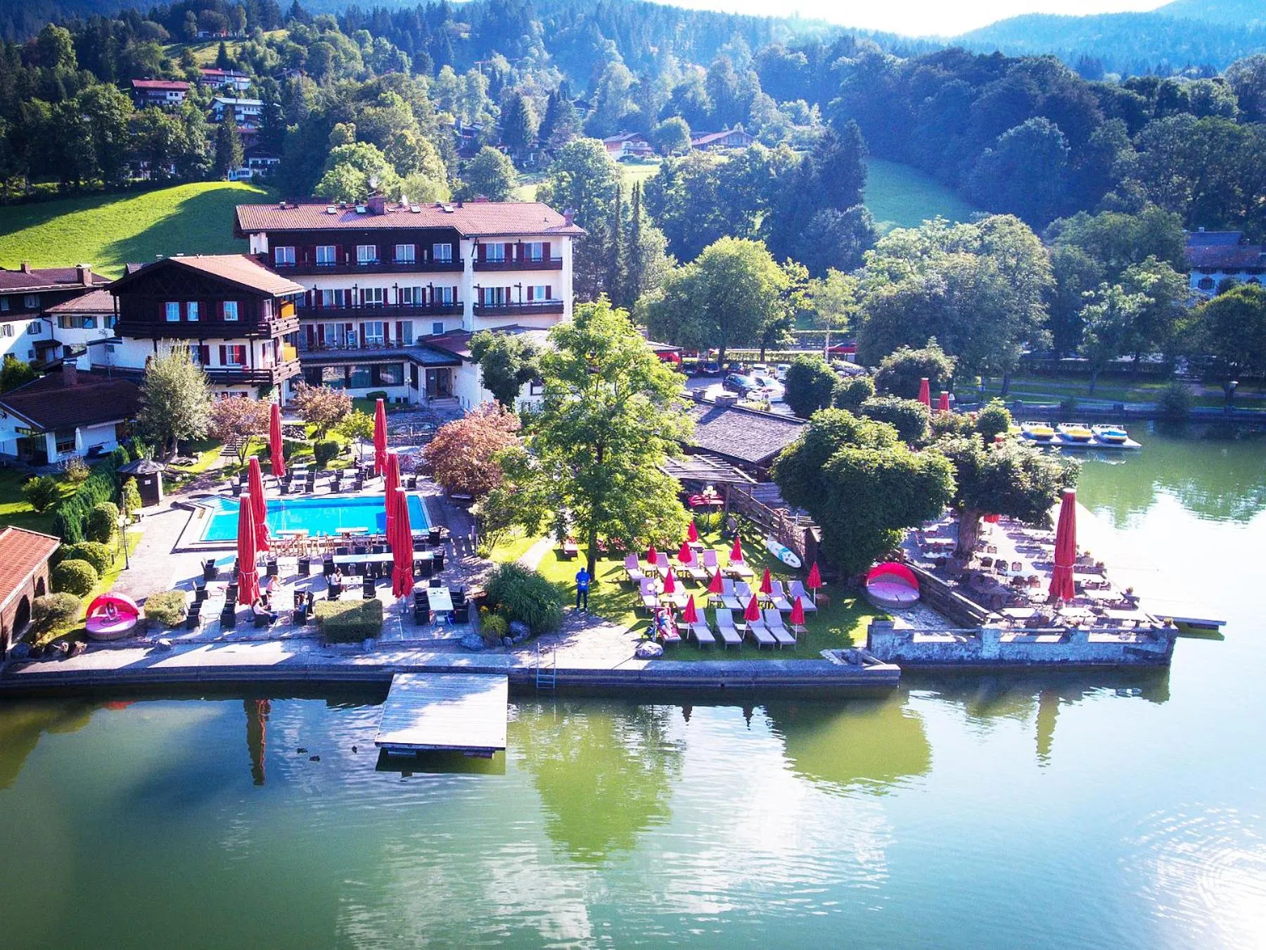 Bird's eye view in Seehotel Schlierseer Hof