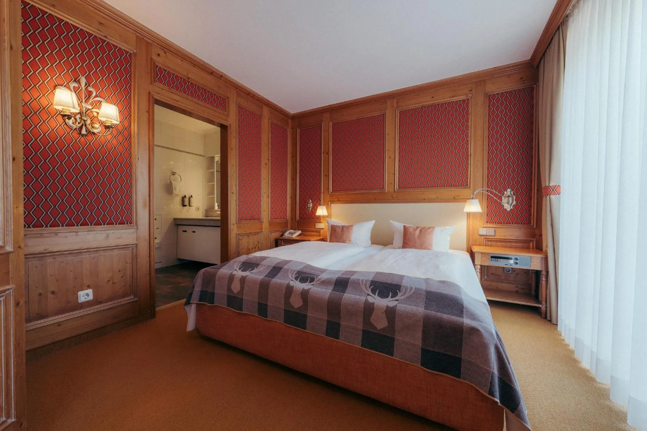 Bed in Seehotel Schlierseer Hof