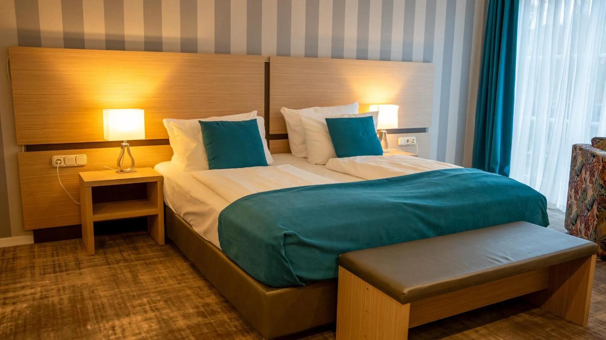 Photo of the whole room, Bed in Heide Hotel Reinstorf