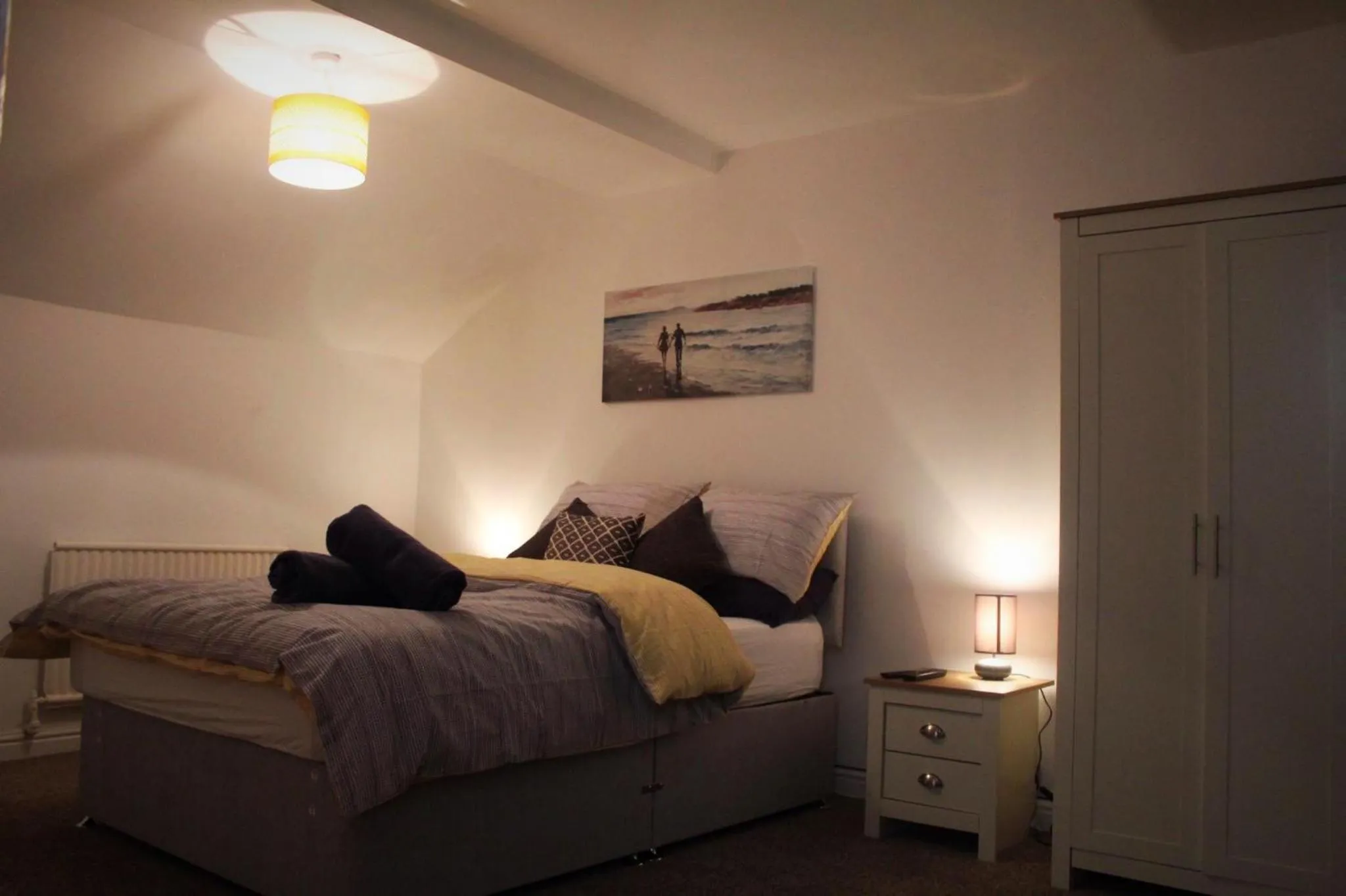 Bedroom, Bed in The Place by the Sea