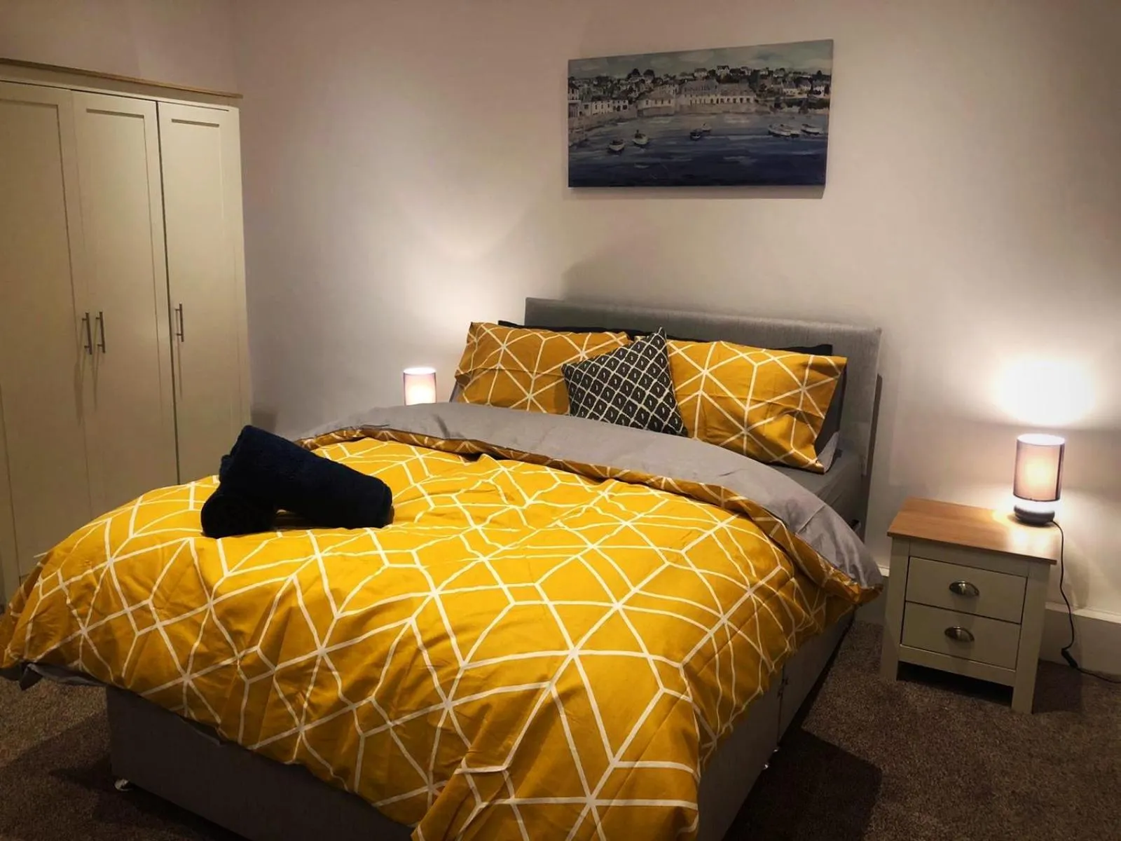 Bedroom, Bed in The Place by the Sea