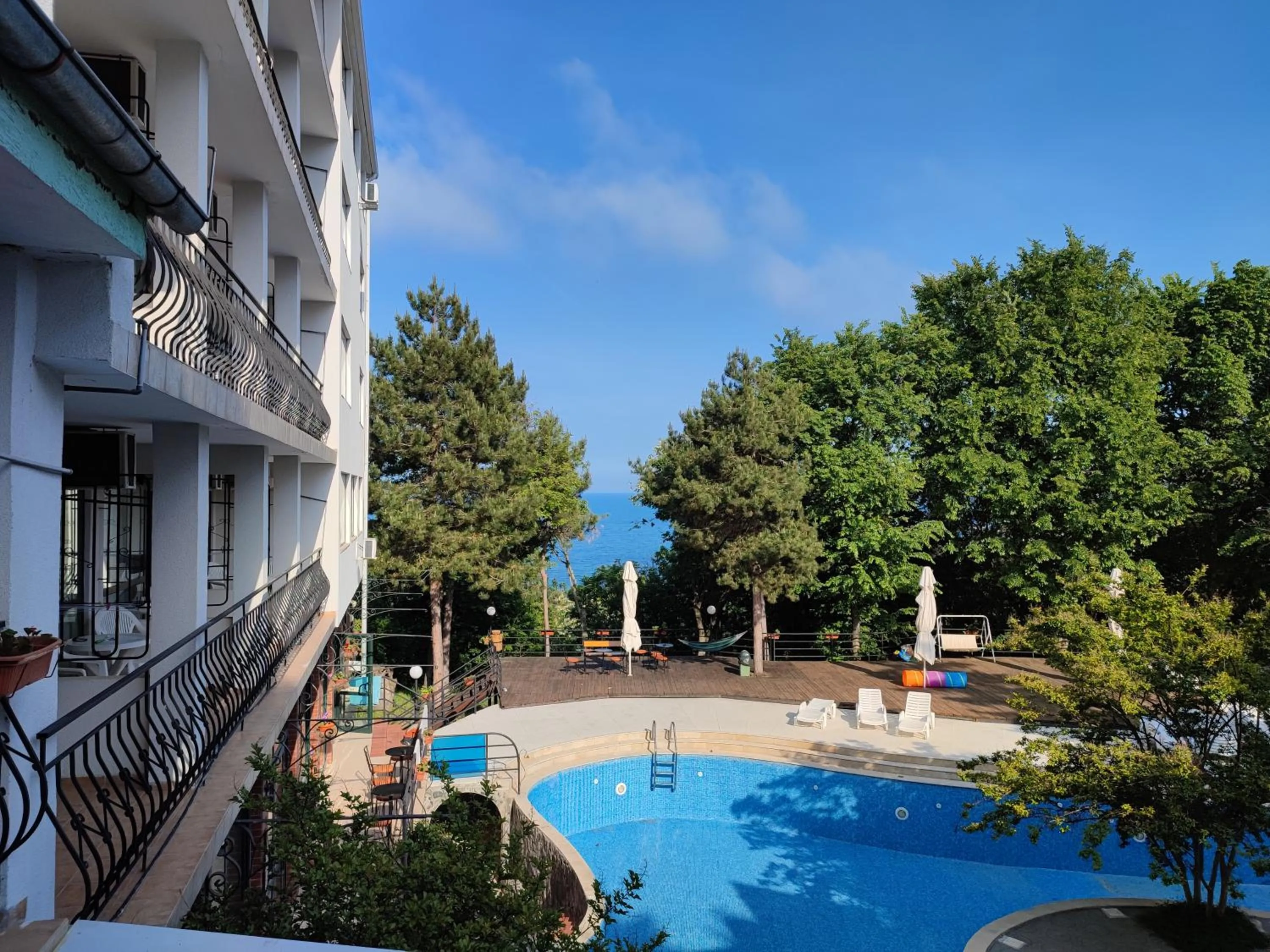 Pool view in Park Hotel Briz - All Inclusive & Free Parking