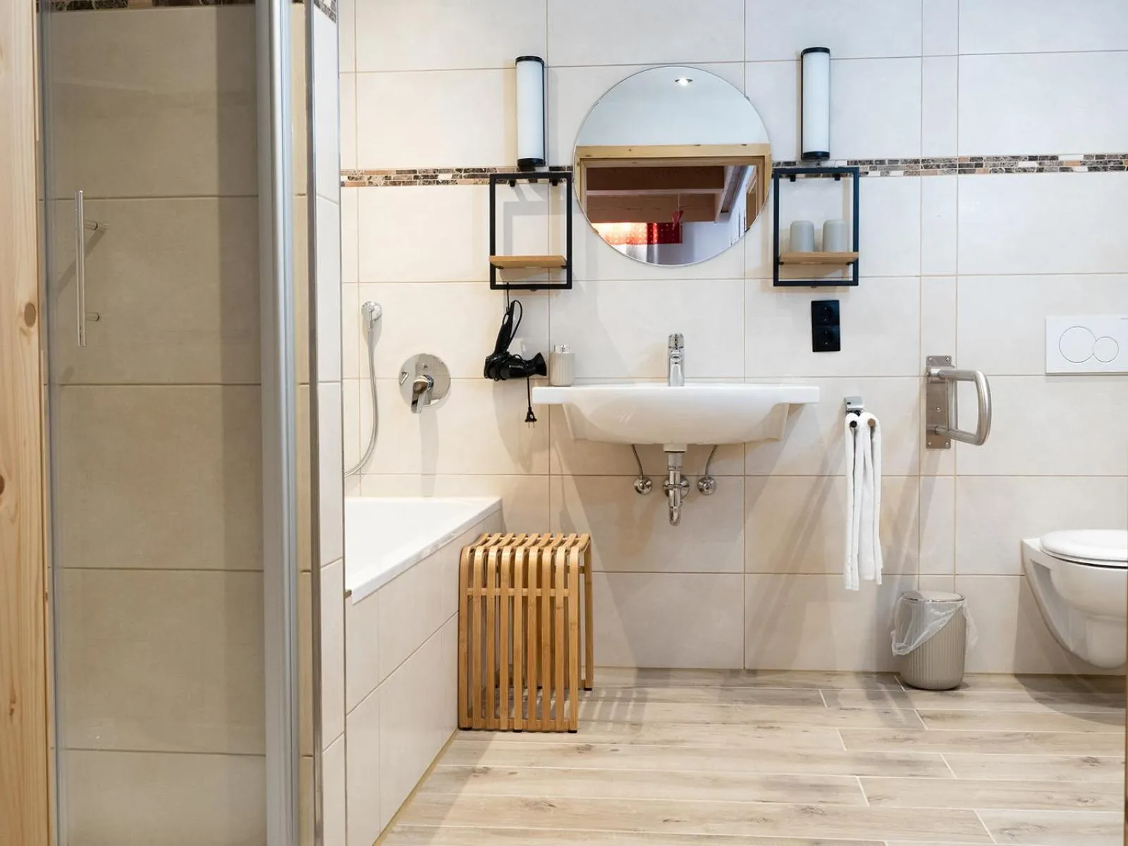 Bathroom in Hotel-Garni Kalkbrennerhof