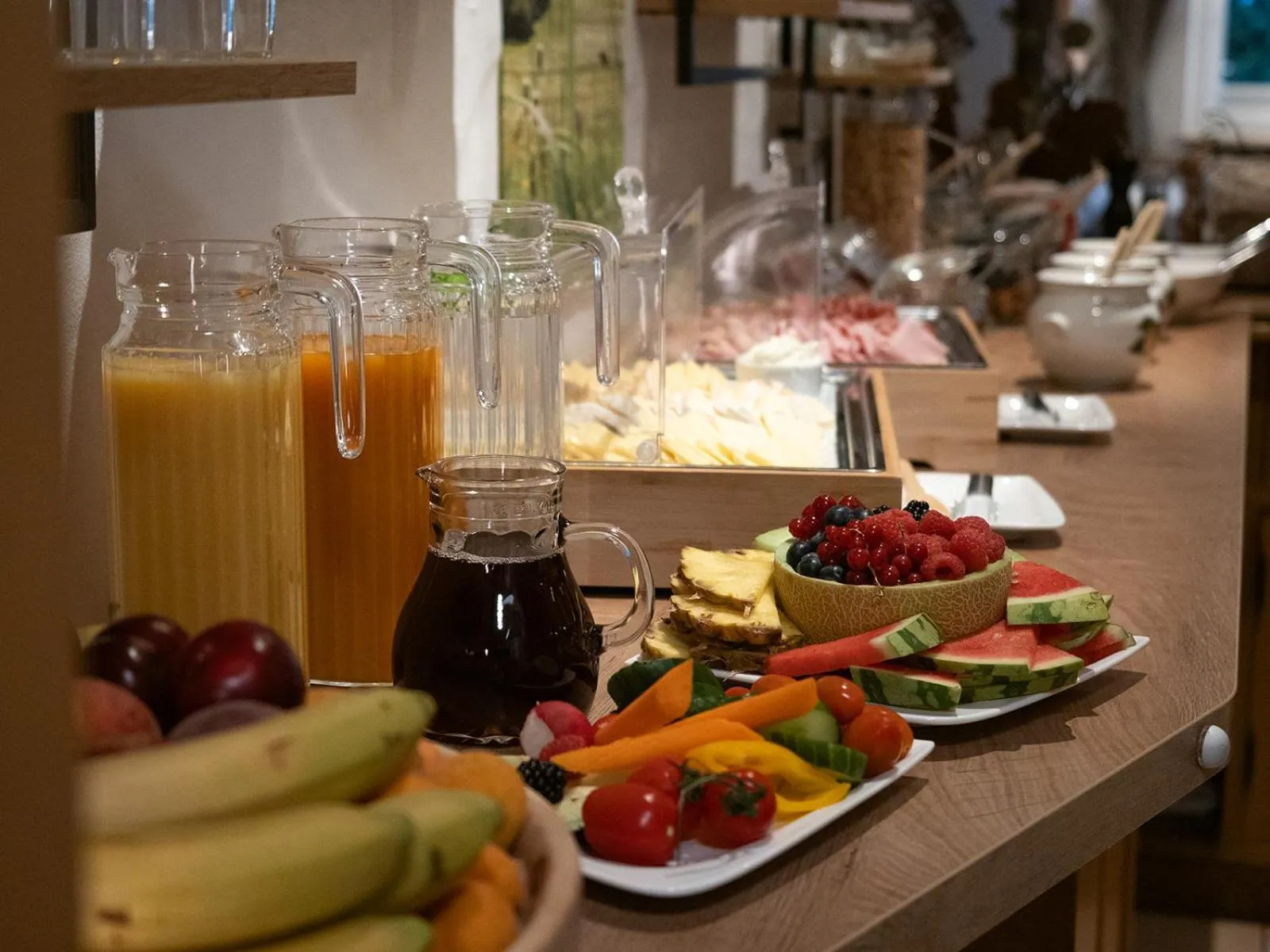 Buffet breakfast in Hotel-Garni Kalkbrennerhof