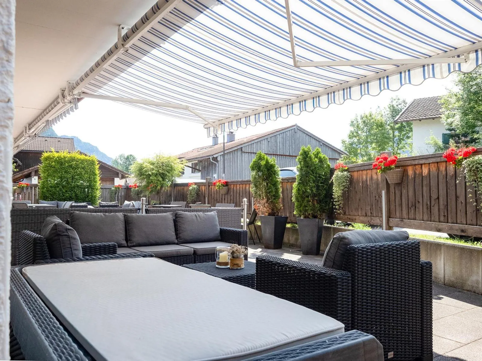 Balcony/Terrace in Hotel-Garni Kalkbrennerhof