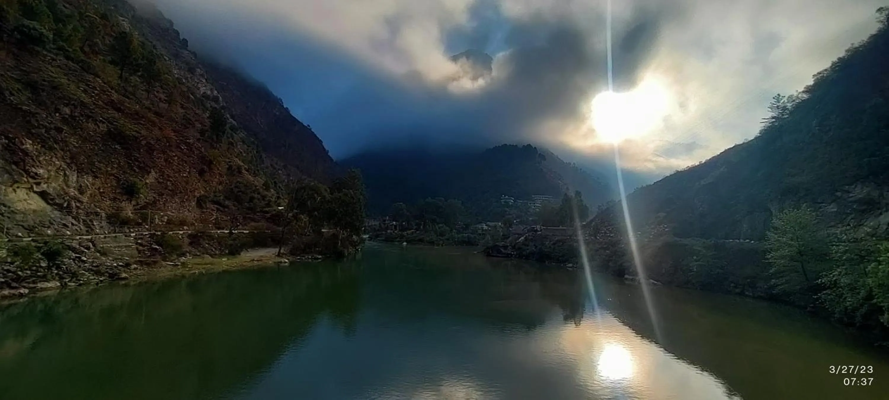 Nearby landmark in Tirthan Grand Riverside