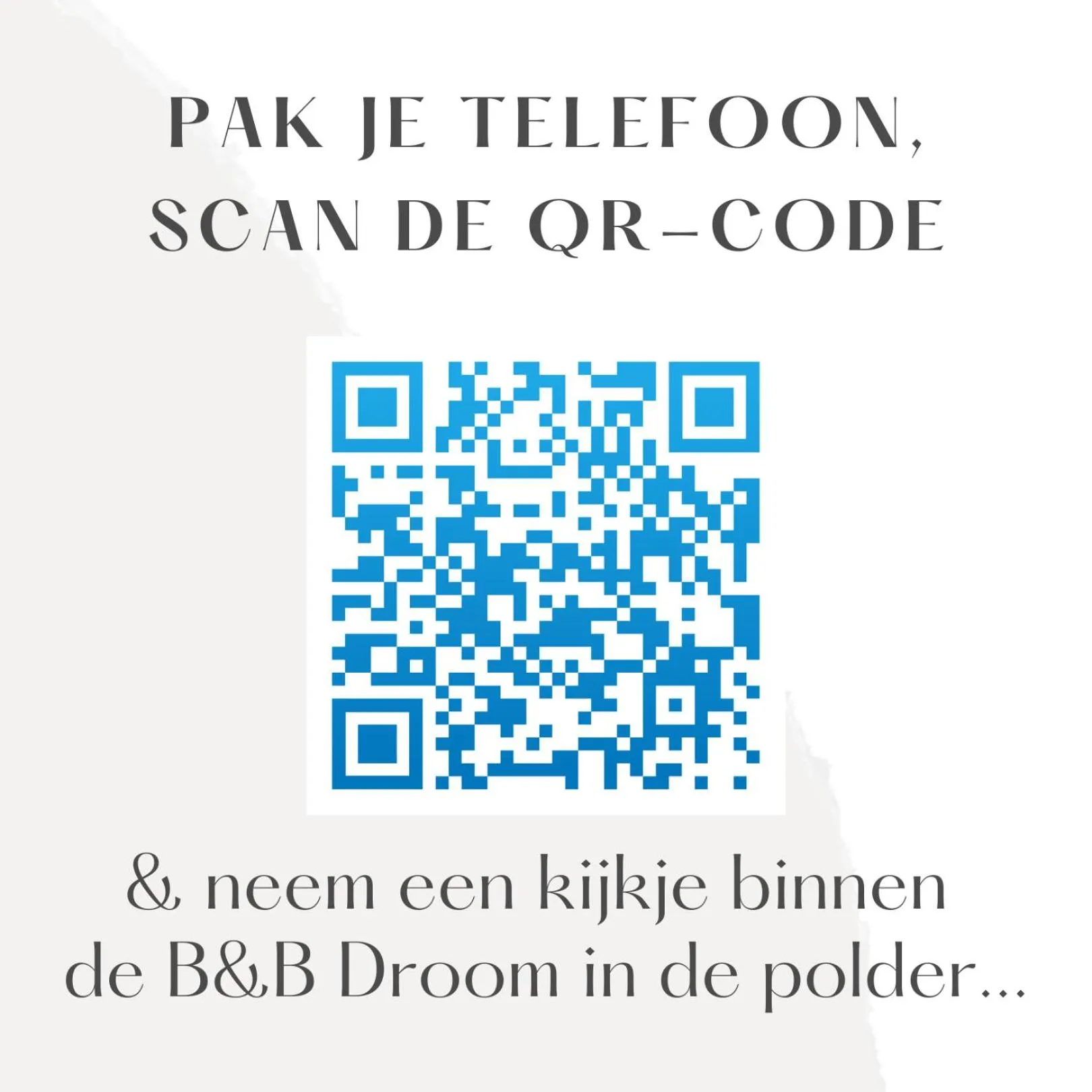 Property logo or sign in B & B 'Droom in de polder de Suite met prive sauna