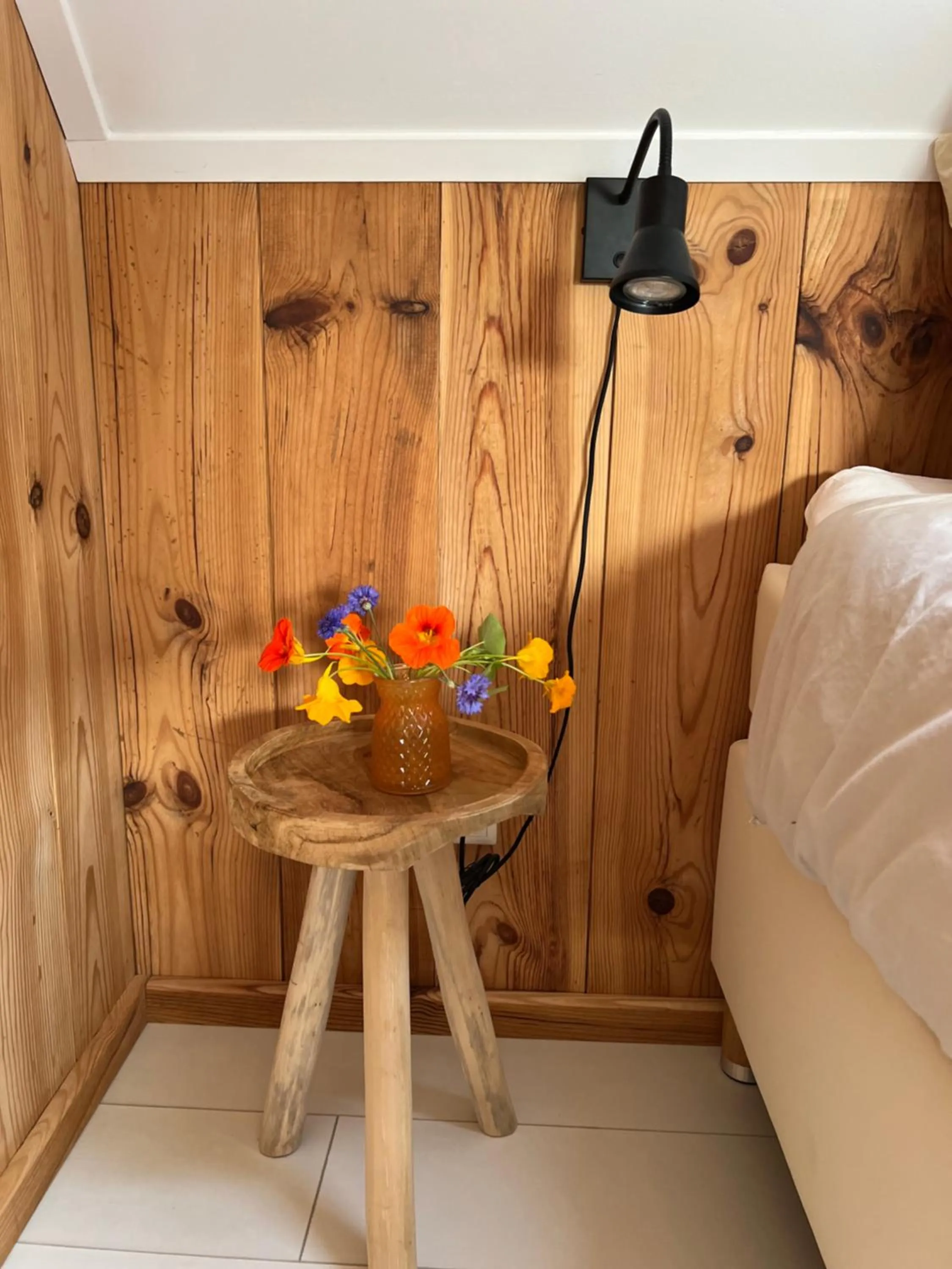 Bed in B & B 'Droom in de polder de Suite met prive sauna